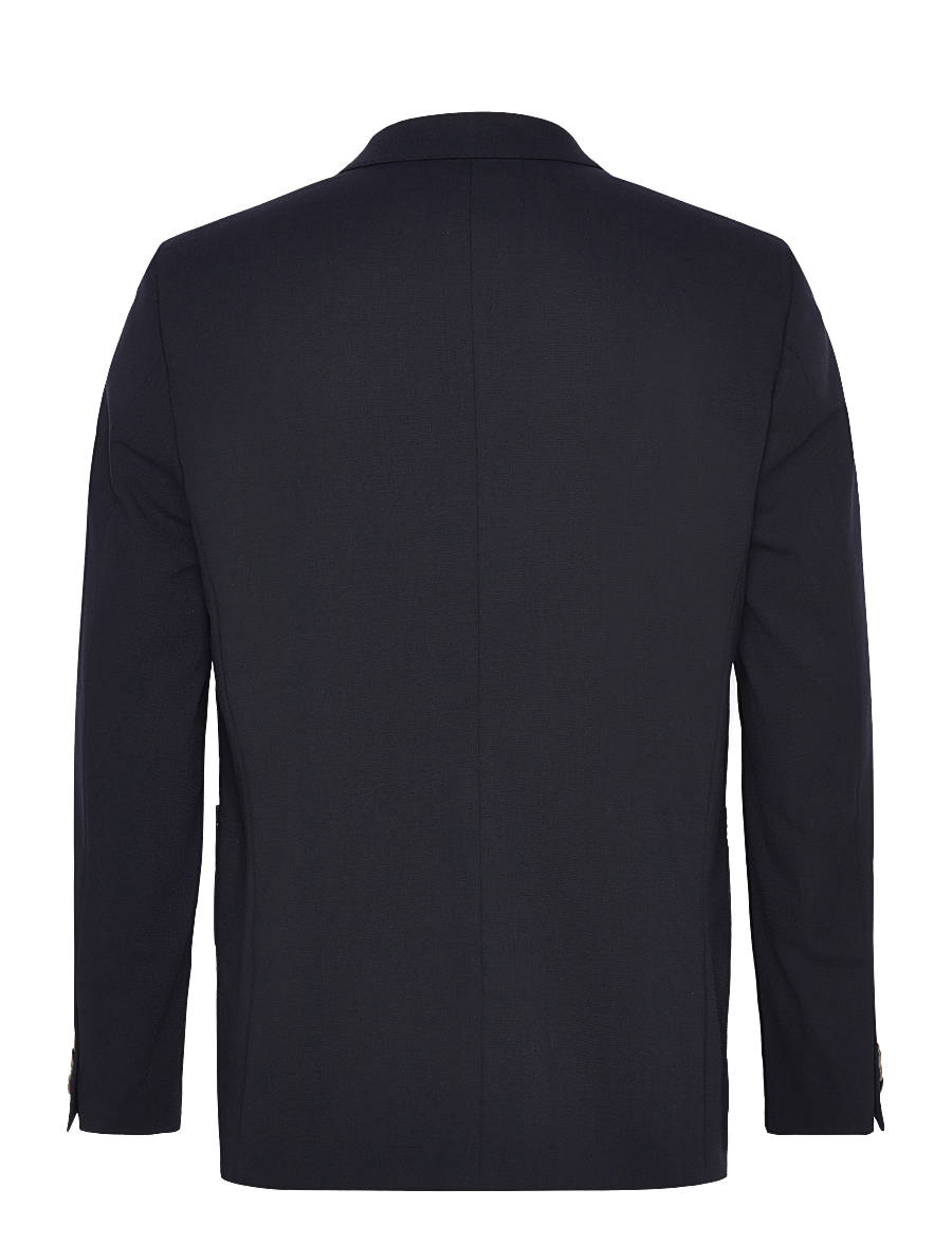 Lindbergh Black - Wool mix superflex blazer - single breasted blazers - navy - 1