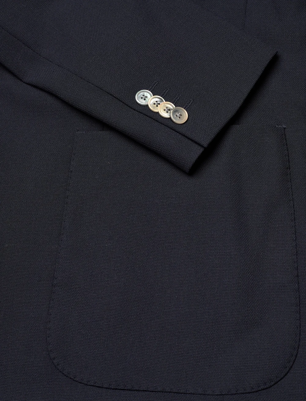 Lindbergh Black - Wool mix superflex blazer - einreiher - navy - 3