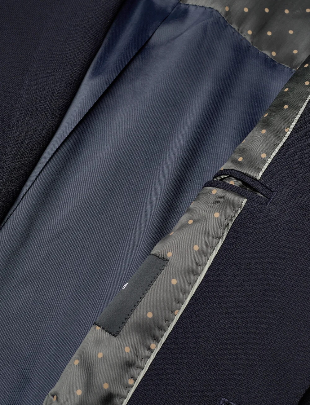 Lindbergh Black - Wool mix superflex blazer - einreiher - navy - 4