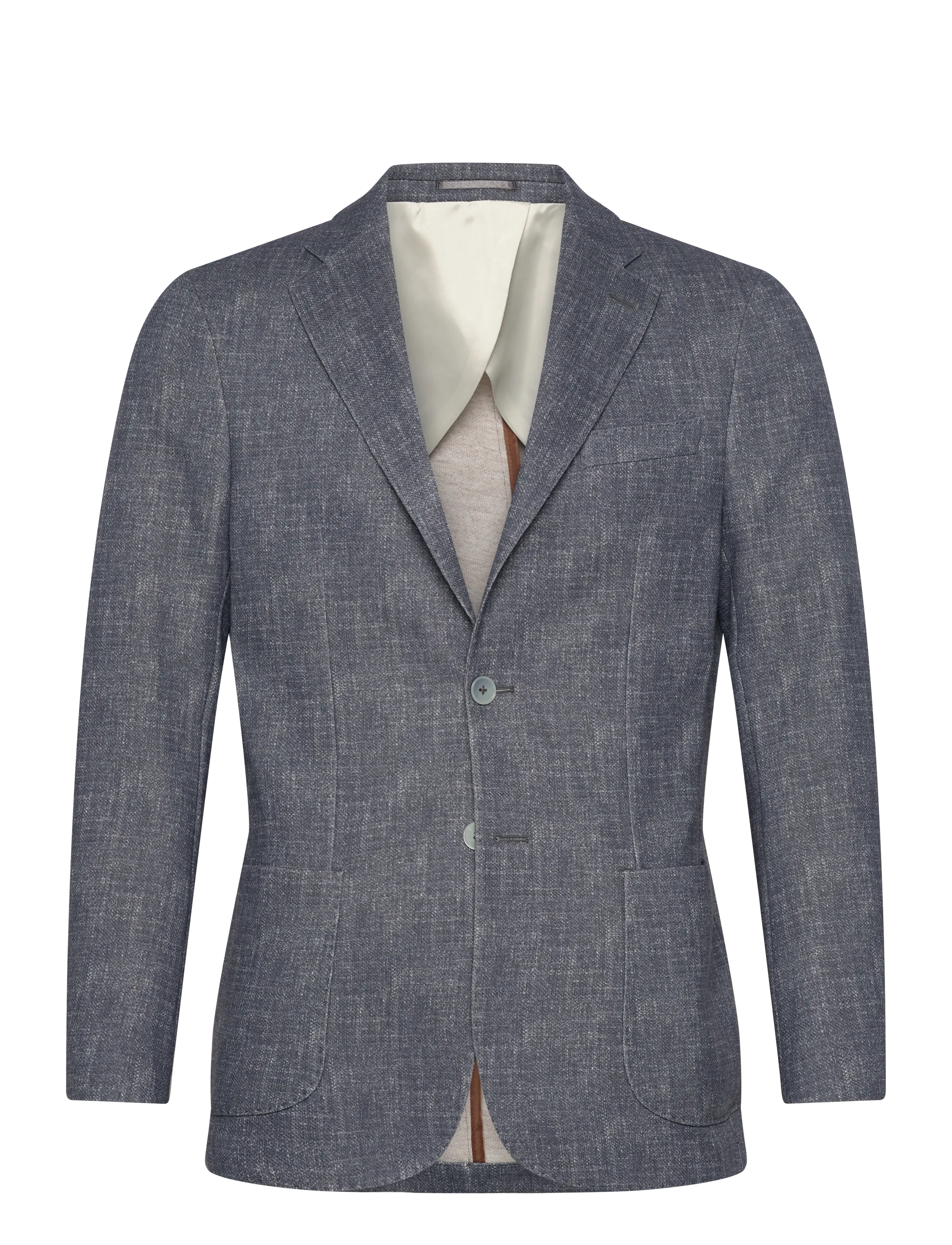 Lindbergh Black Superflex half lined blazer - Lindbergh Black - BLUE MEL / grey