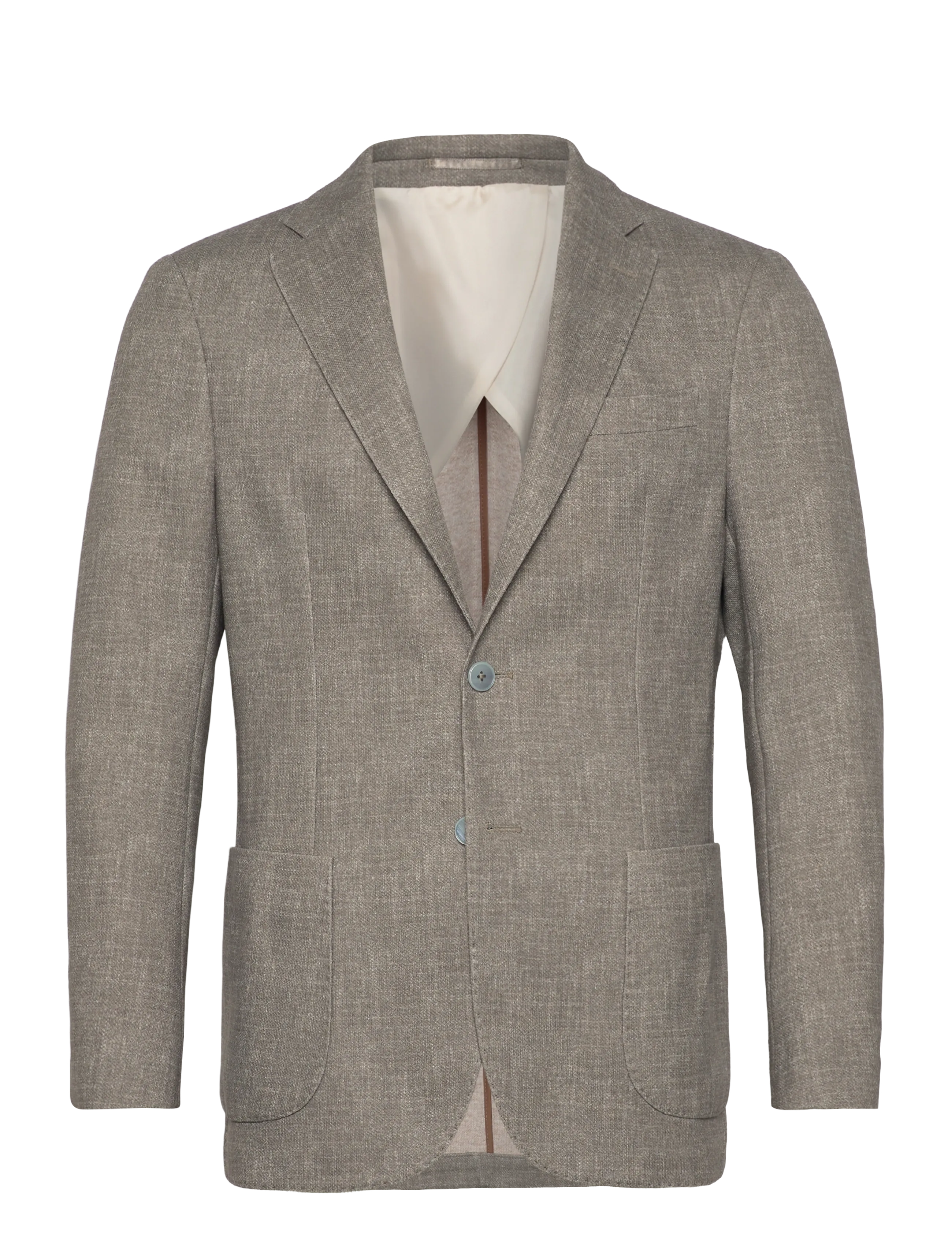 Lindbergh Black Superflex half lined blazer - Einreiher - LT ARMY MEL / cream