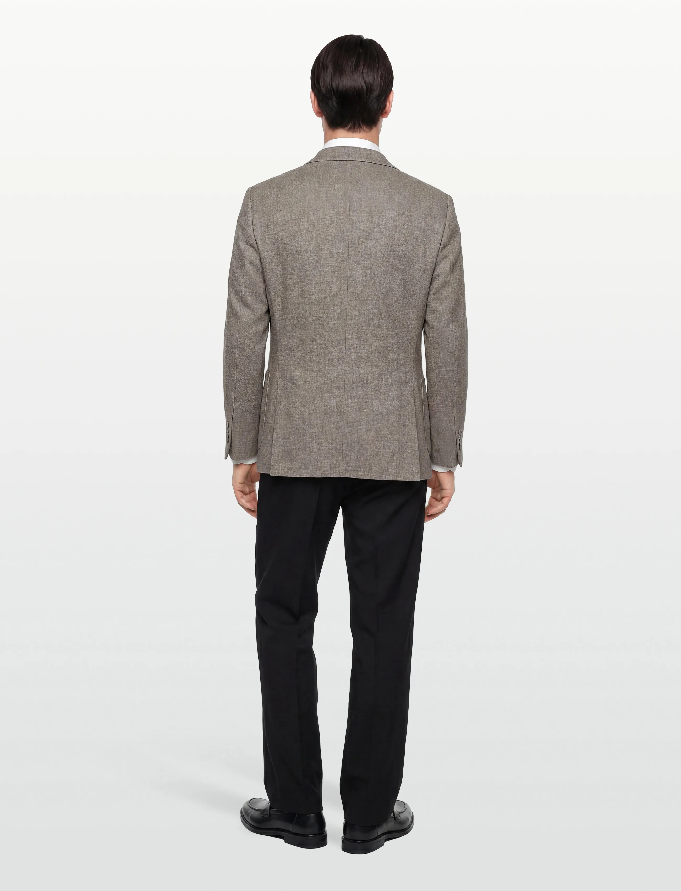 Lindbergh Black - Superflex half lined blazer - enkelknäppta kavajer - lt army mel - 4