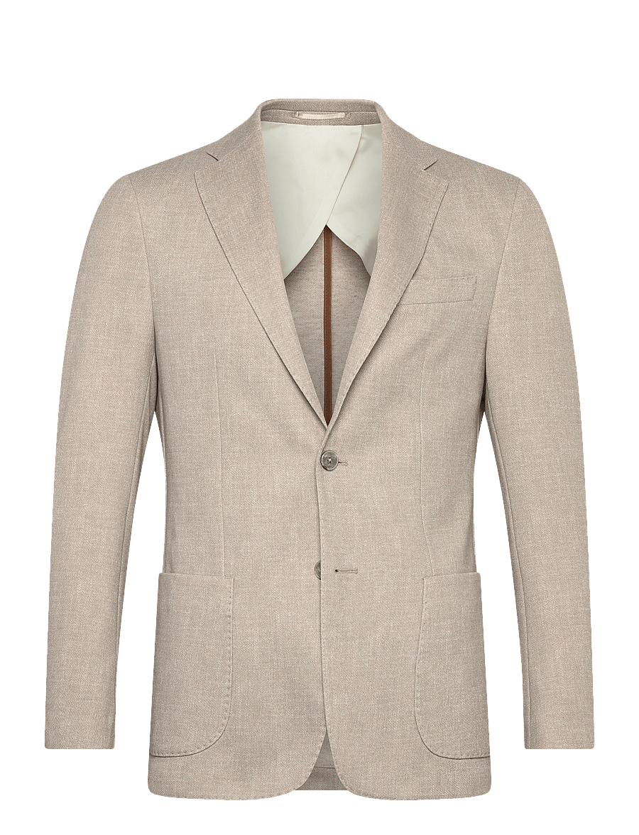 Lindbergh Black - Superflex half lined blazer - Üherealised pintsakud - lt sand mel - 1