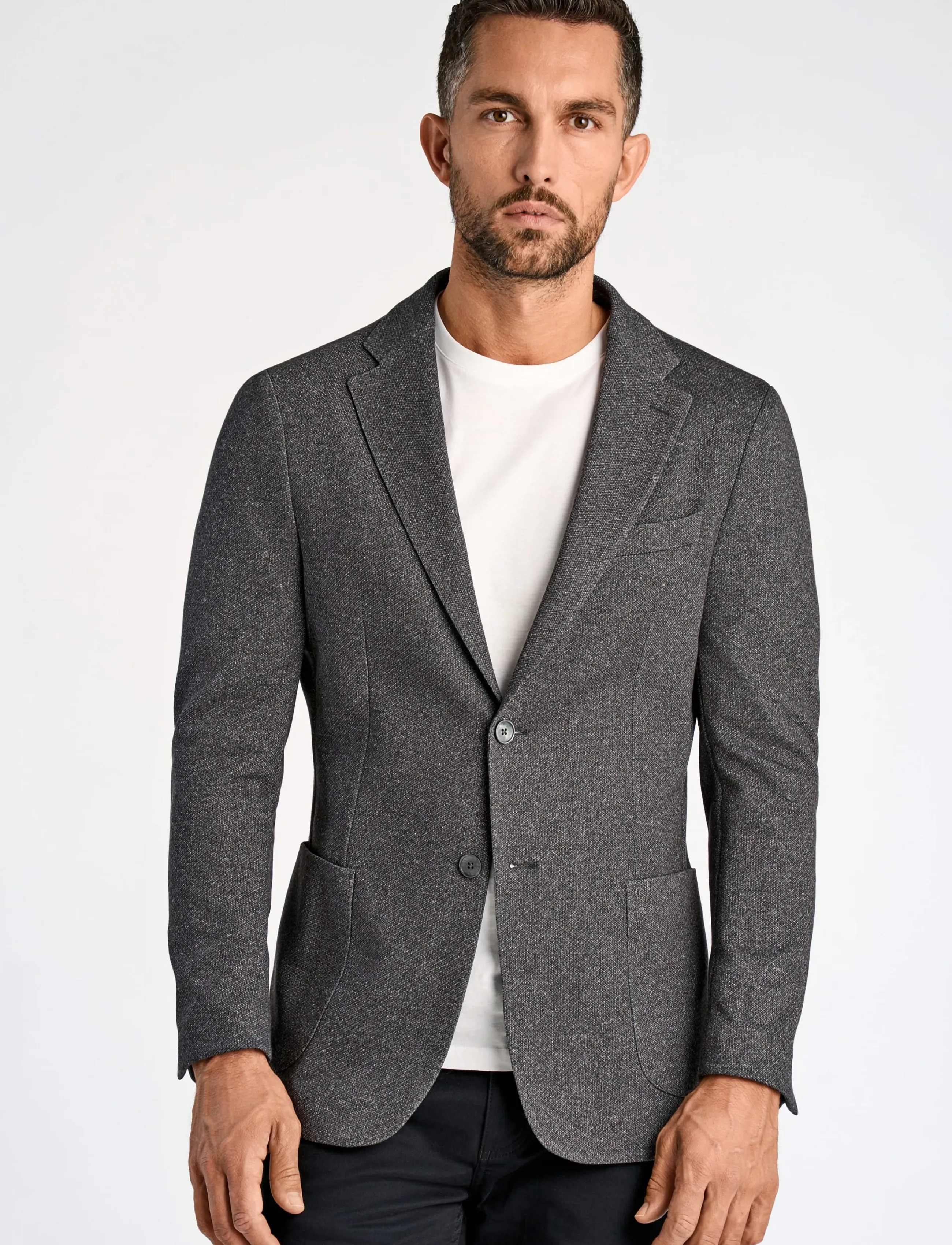 Lindbergh Black - Superflex half lined blazer - Üherealised pintsakud - blue mel - 3