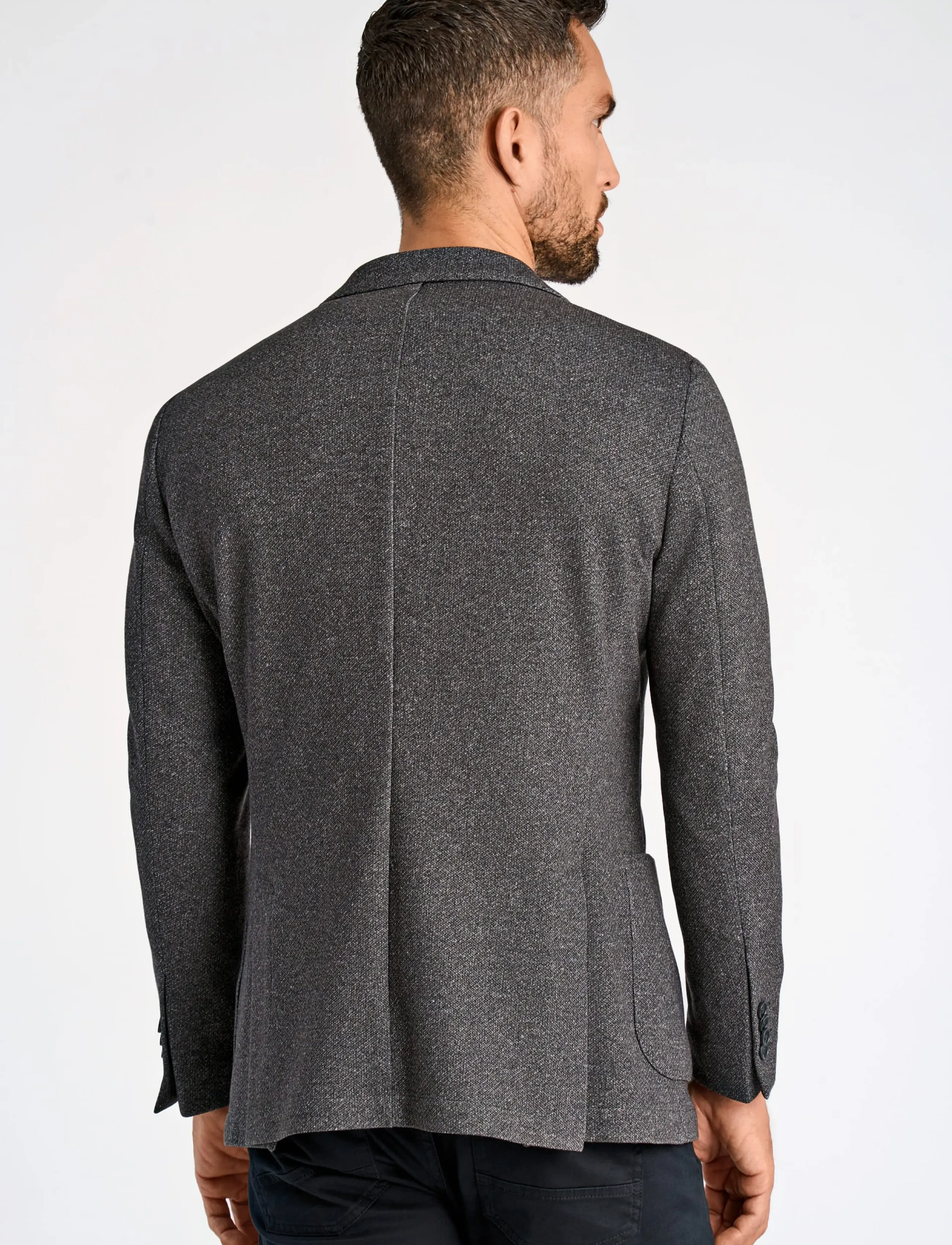 Lindbergh Black - Superflex half lined blazer - Üherealised pintsakud - blue mel - 4