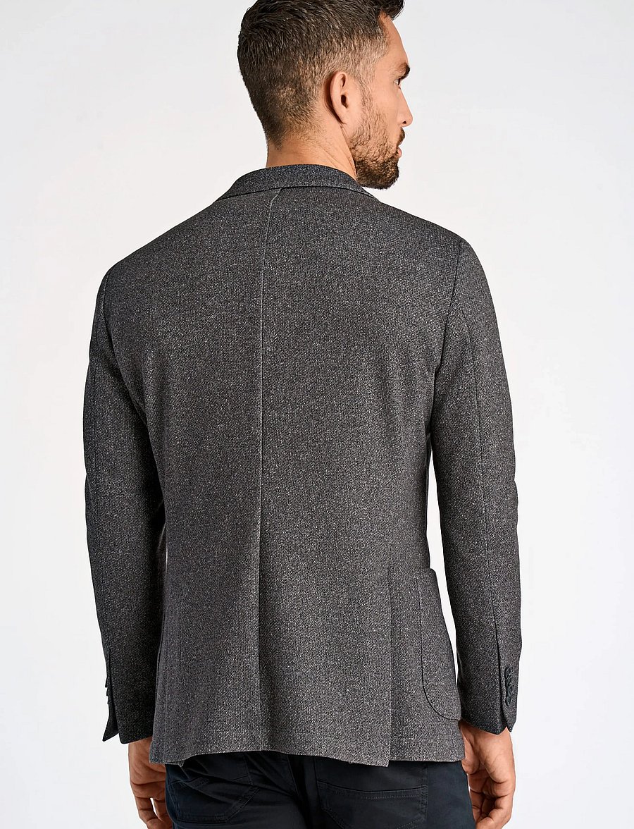 Lindbergh Black - Superflex half lined blazer - einreiher - blue mel - 4