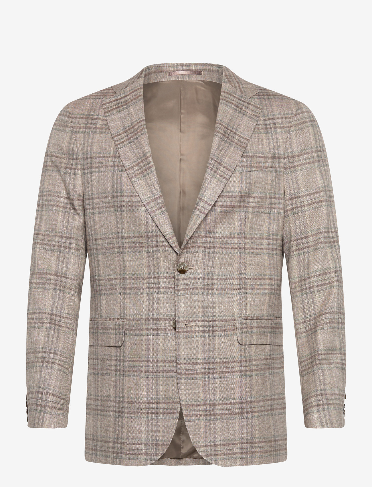 Lindbergh Black - Superflex check blazer - single breasted blazers - sand mix - 0