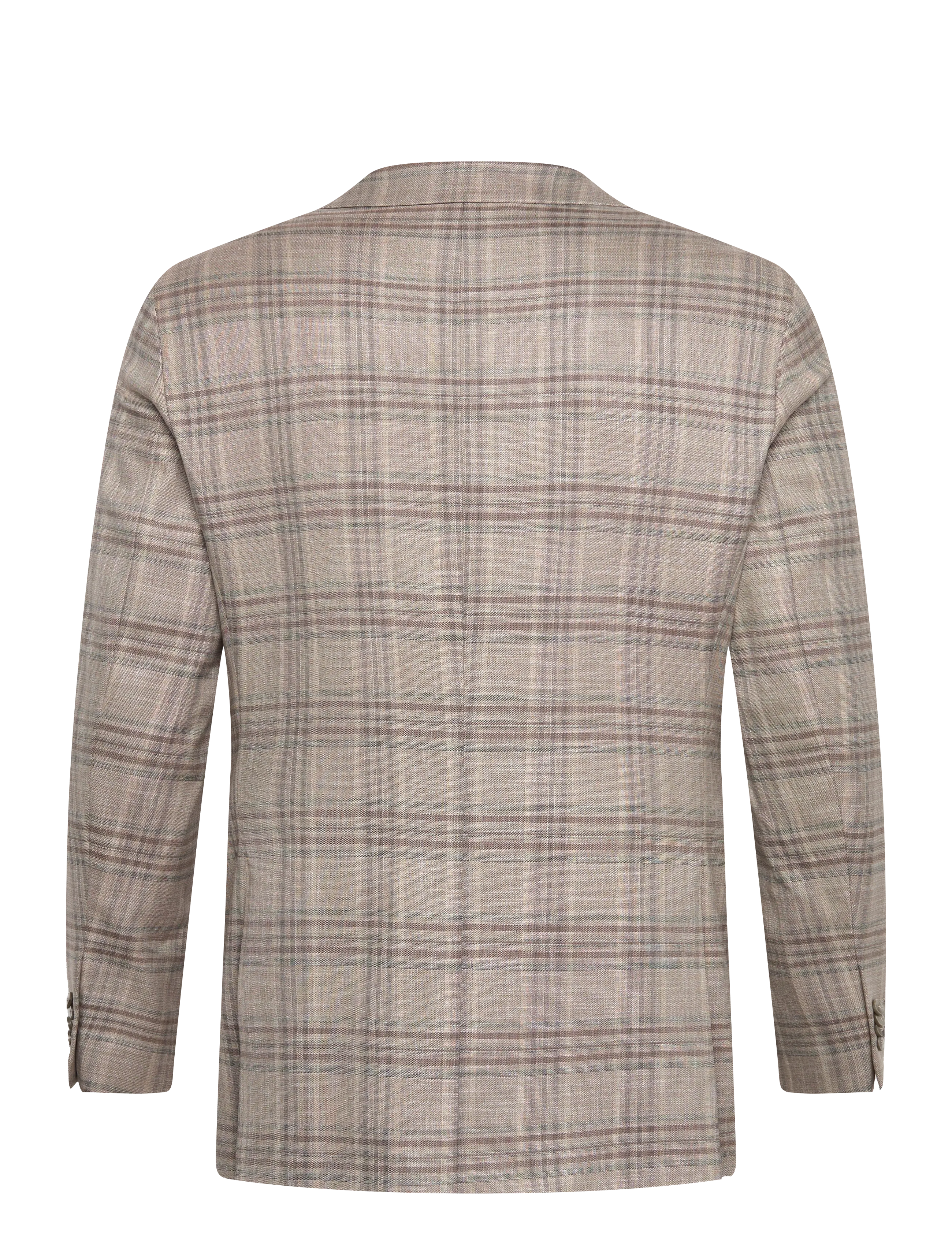 Lindbergh Black - Superflex check blazer - Ühe rinnatisega pintsakud - sand mix - 1