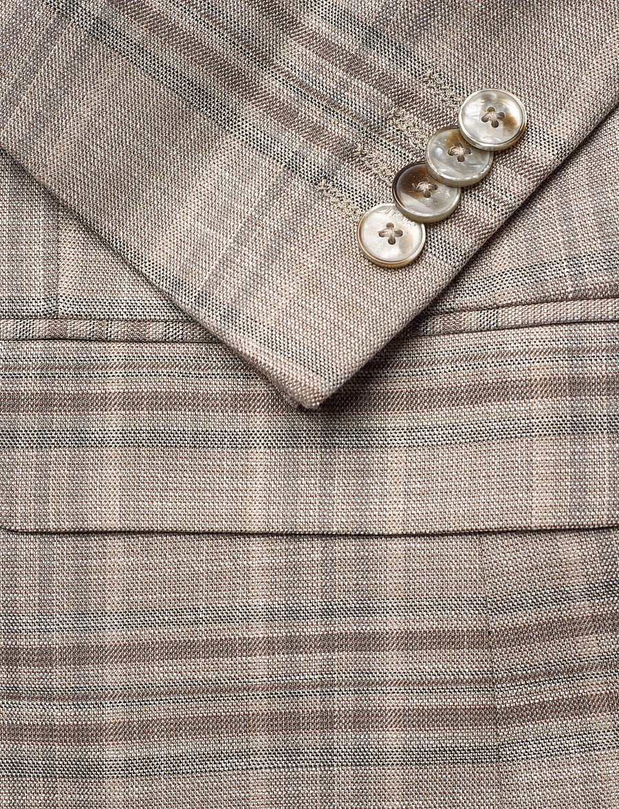Lindbergh Black - Superflex check blazer - marynarki jednorzędowe - sand mix - 3