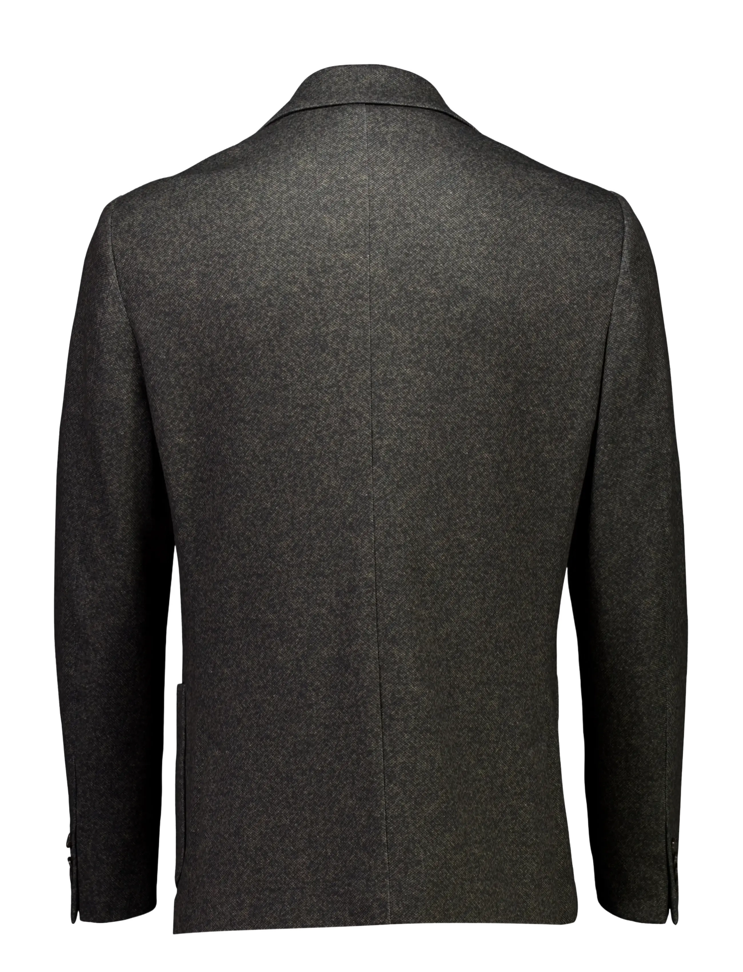 Lindbergh Black - 1927: Superflex half lined blazer - enkeltradede blazere - dk brown mel - 2