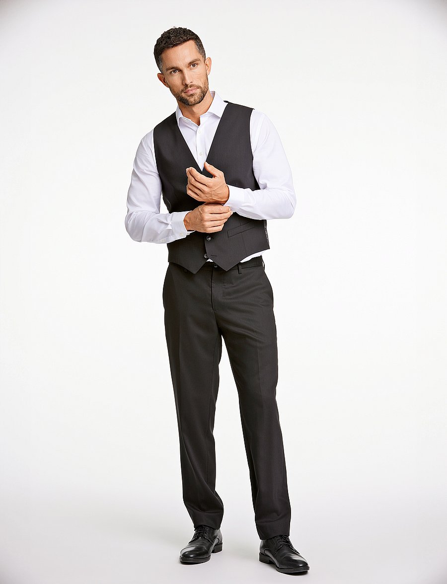 Lindbergh Black - Technical stretch waistcoat - westen - black - 4