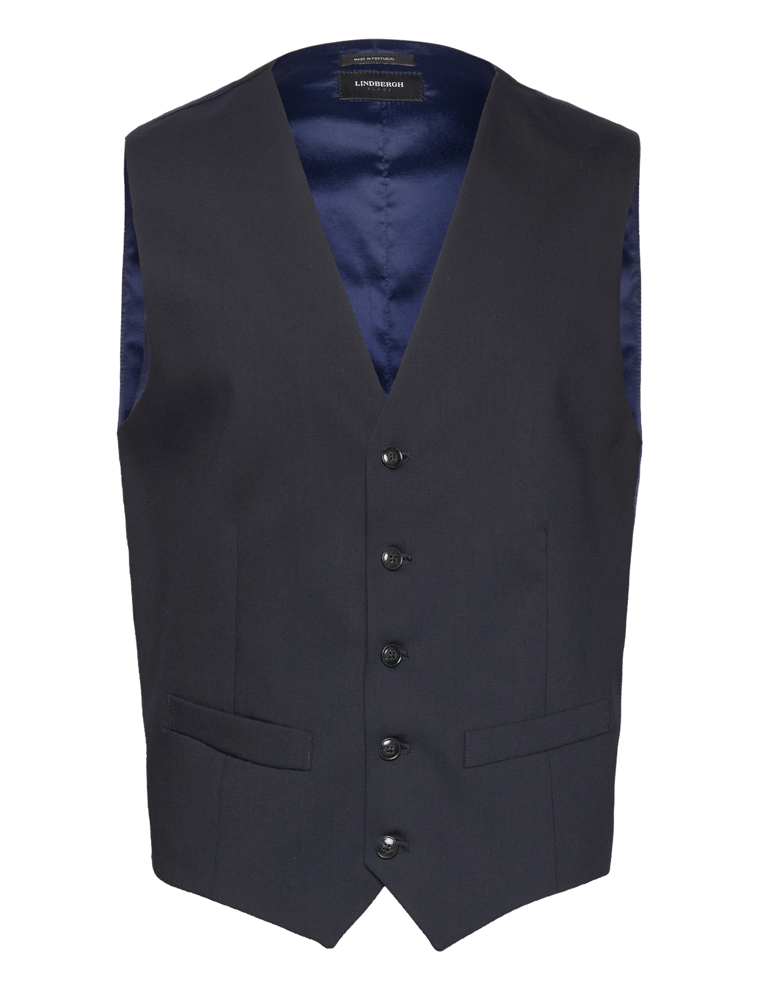 Lindbergh Black Technical stretch waistcoat - Lindbergh - NAVY / navy