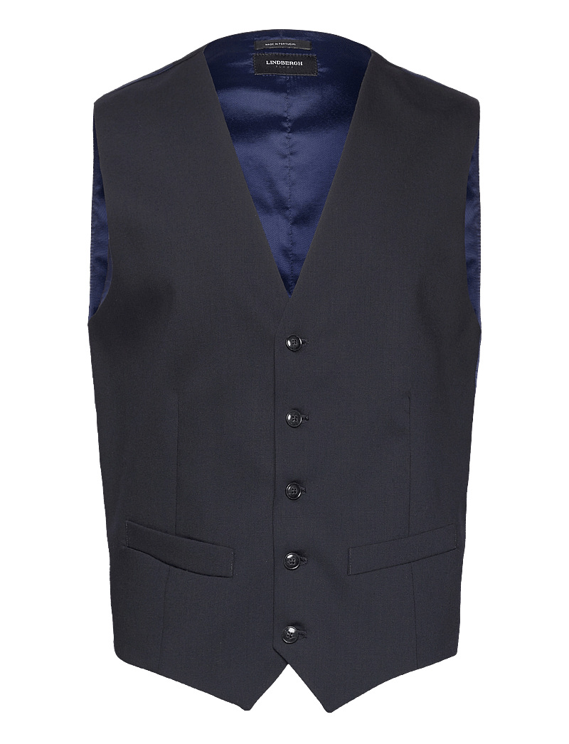 Lindbergh Black - Technical stretch waistcoat - Ülikonnavestid - navy - 1