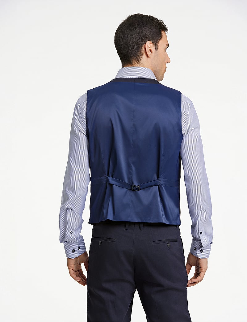 Lindbergh Black - Technical stretch waistcoat - Ülikonnavestid - navy - 3