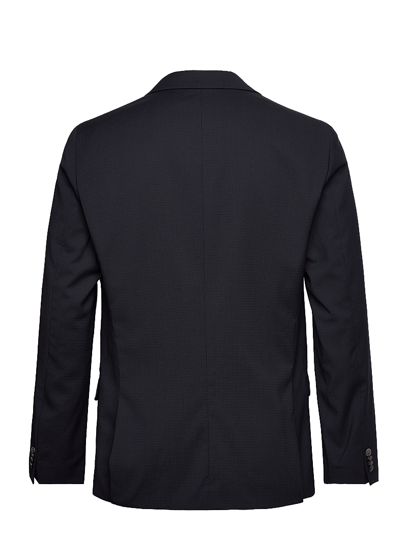 Lindbergh Black - Technical micro check superflex bla - enkeltradede blazere - dk blue mix - 2