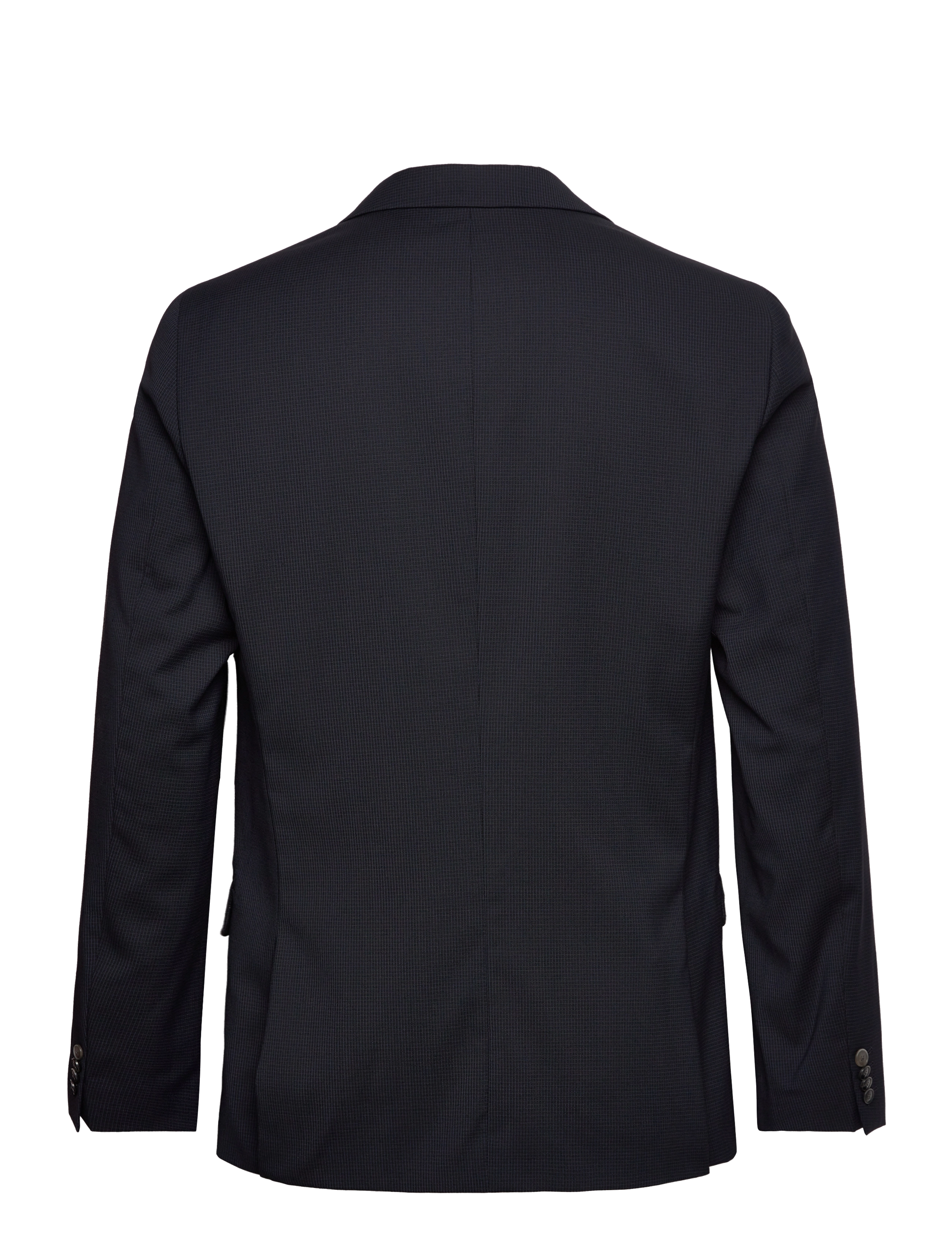 Lindbergh Black - Technical micro check superflex bla - single breasted blazers - dk blue mix - 2