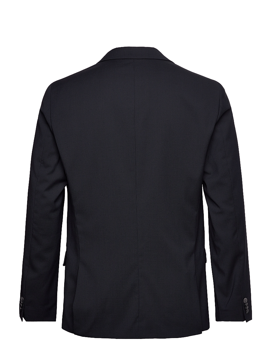 Lindbergh Black - Technical micro check superflex bla - enkeltradede blazere - dk blue mix - 2