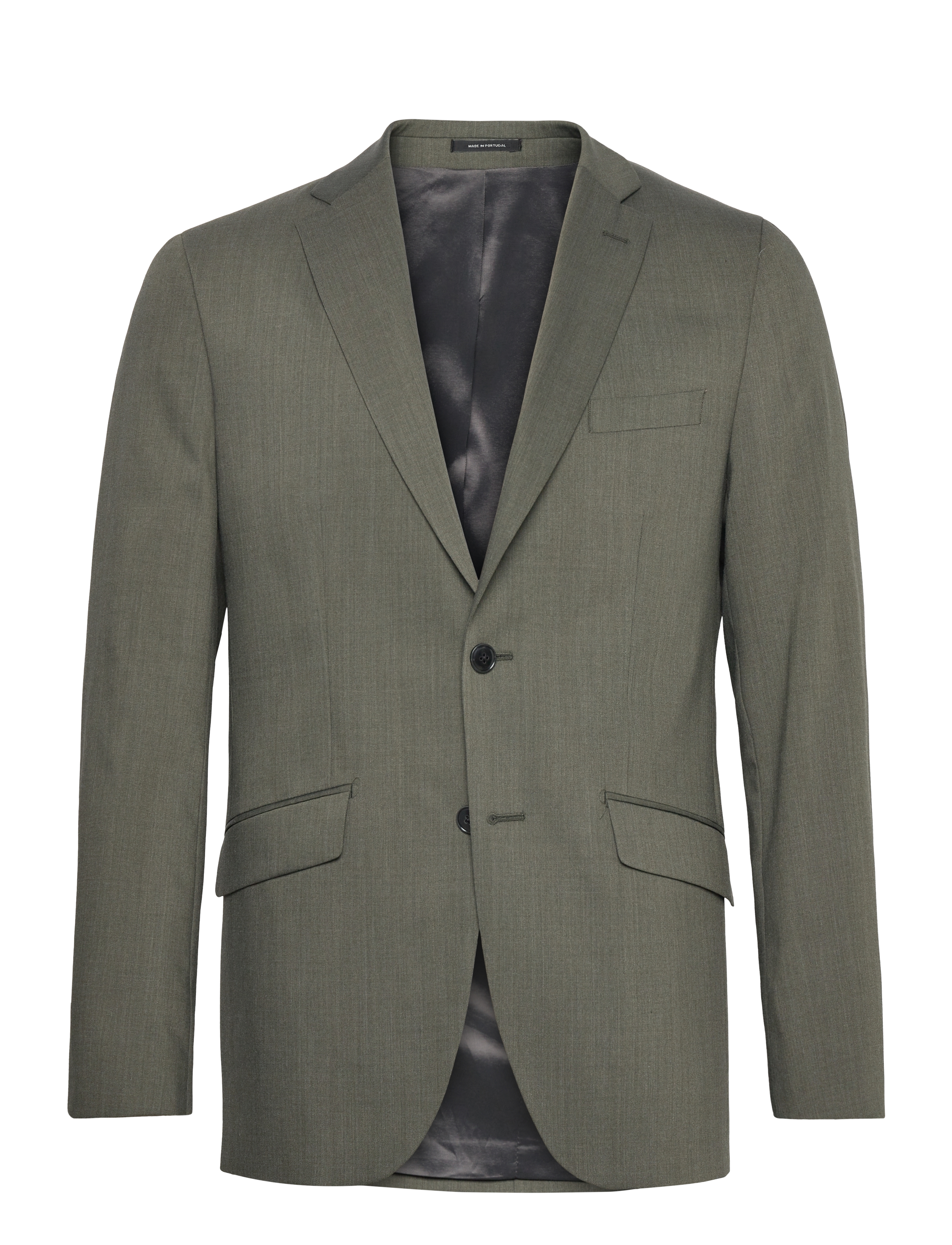 LINDBERGH Schwarz Technical Stretch Blazer - Combi Su Khaki - 50 - Herren
