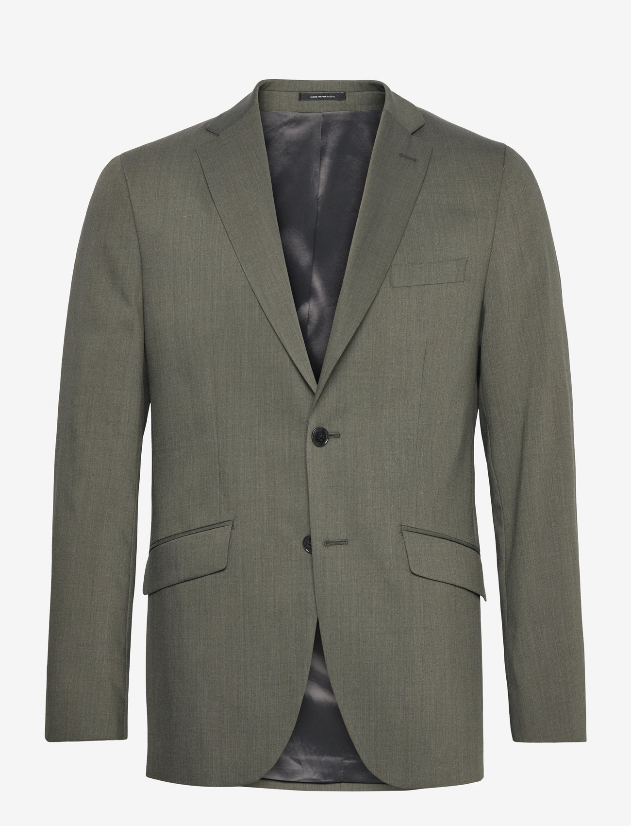 Lindbergh Black - Technical stretch blazer - combi su - enkeltspente blazere - army mel - 0