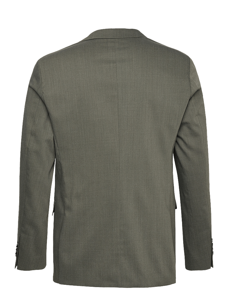 Lindbergh Black - Technical stretch blazer - combi suit - einreiher - army mel - 1