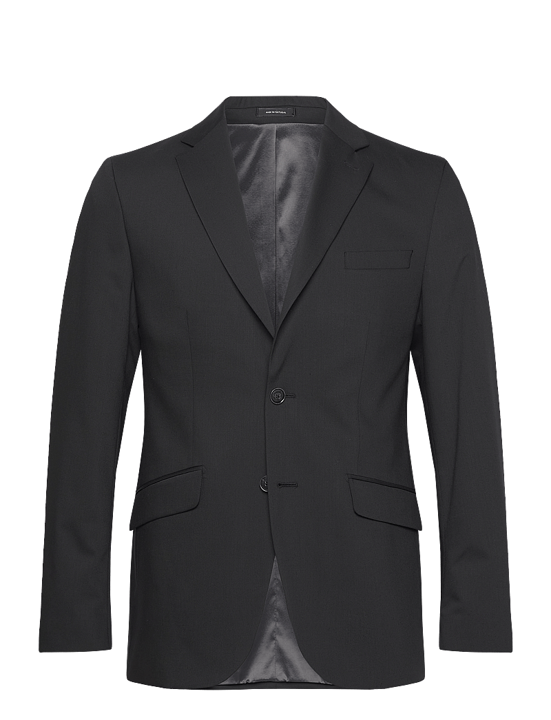Lindbergh Black - Technical stretch blazer - combi suit - enkeltradede blazere - black - 1