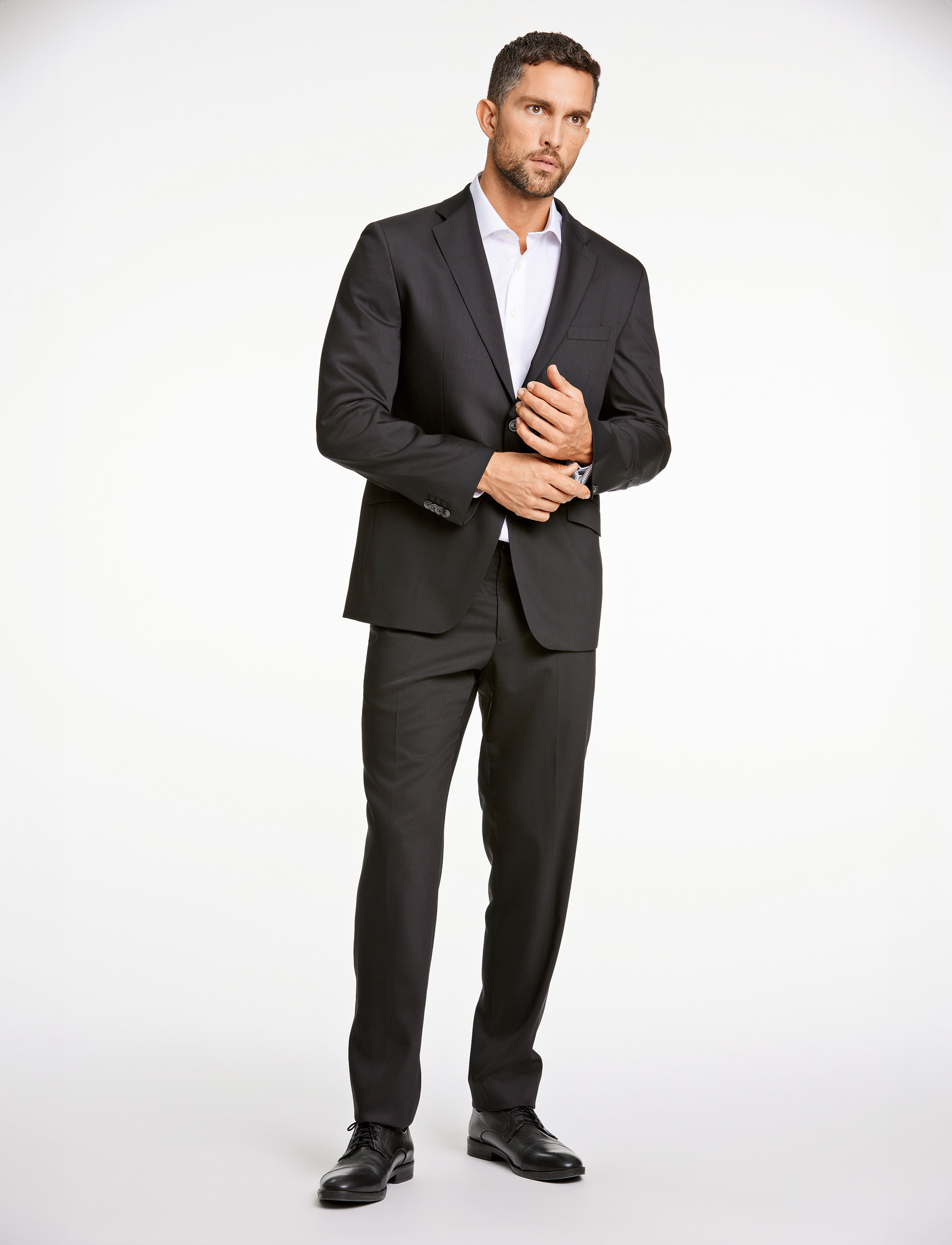 Lindbergh Black - Technical stretch blazer - combi suit - enkeltradede blazere - black - 4