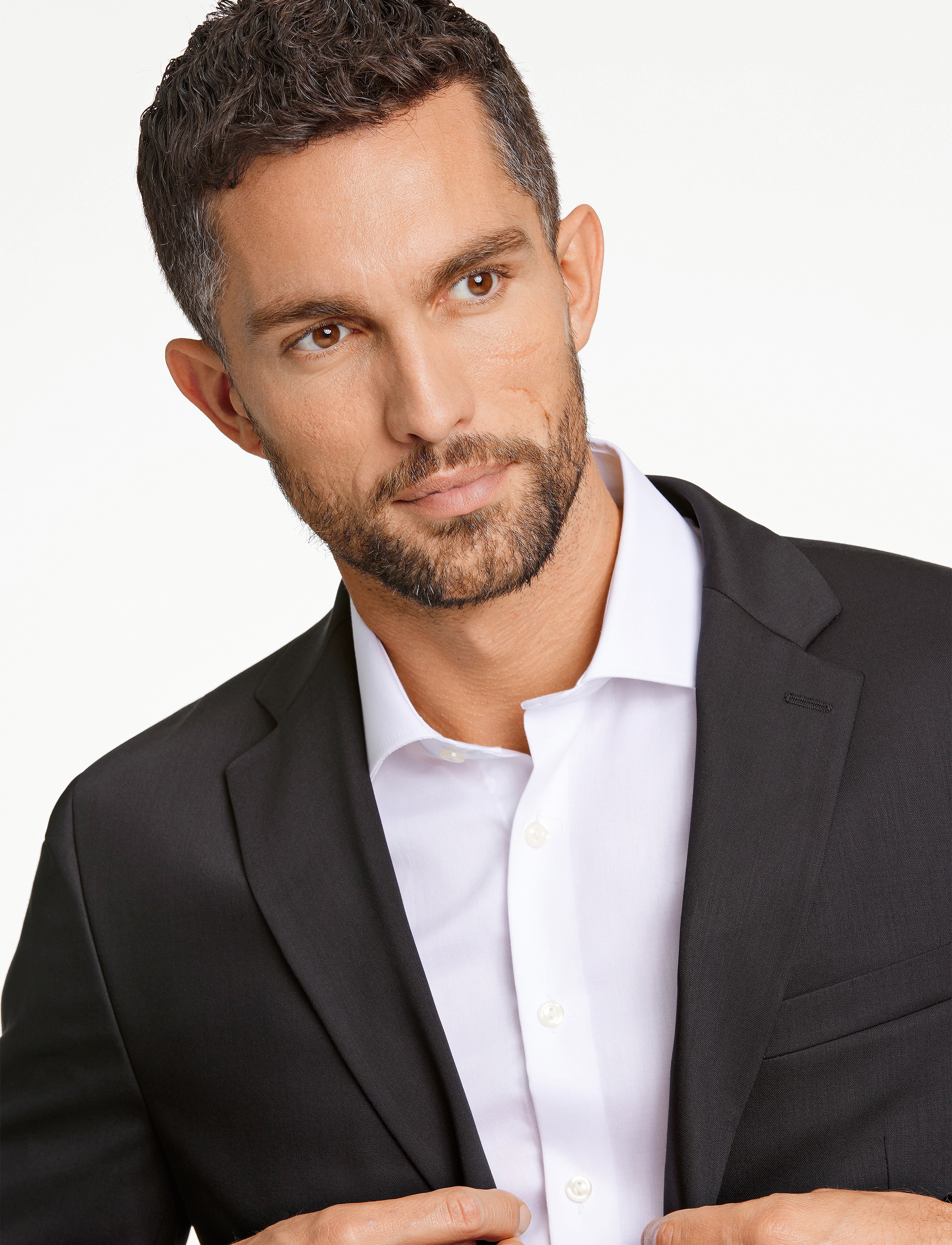 Lindbergh Black - Technical stretch blazer - combi suit - enkeltradede blazere - black - 5