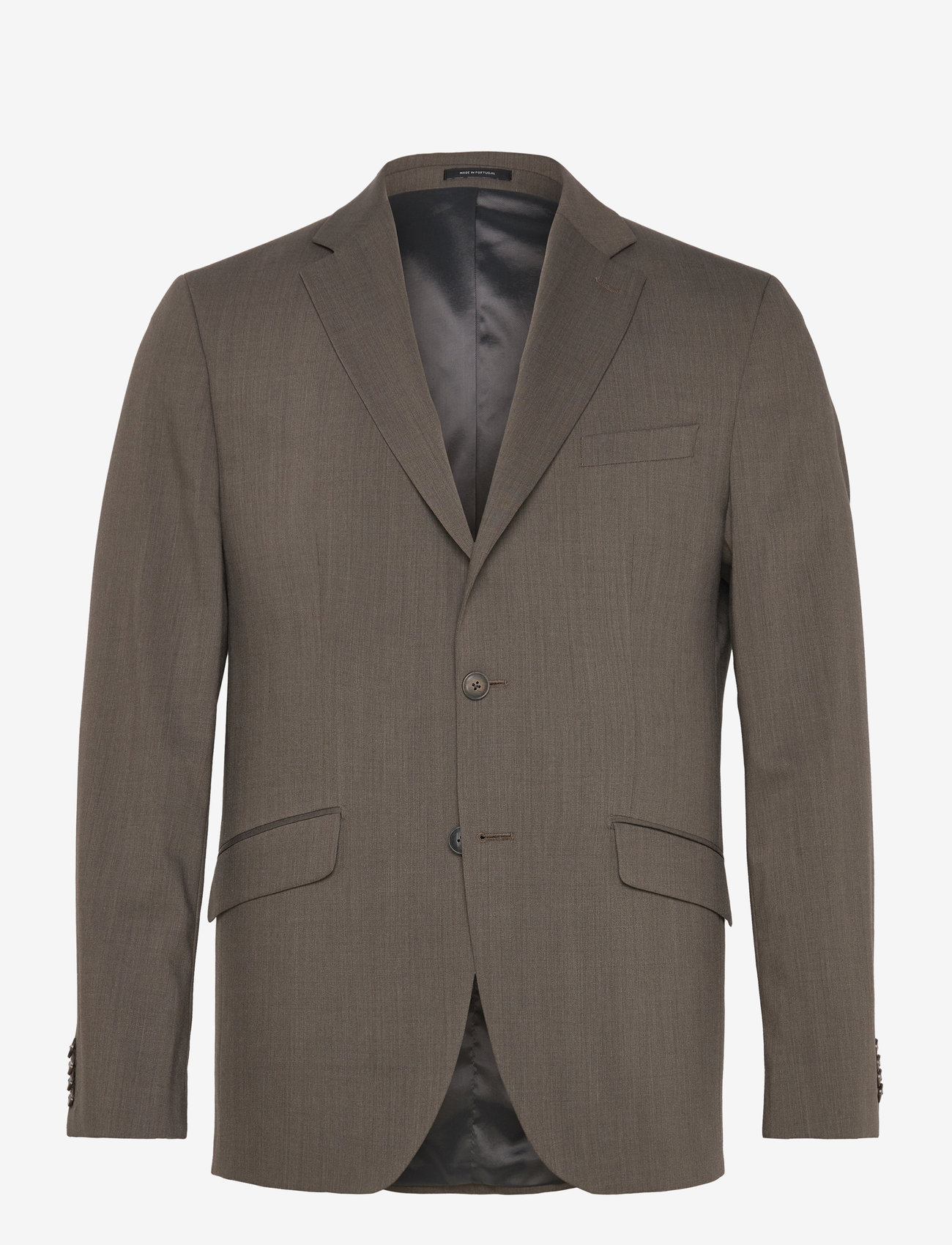 Lindbergh Black - Technical stretch blazer - combi su - Ühe rinnatisega pintsakud - dk sand mel - 0