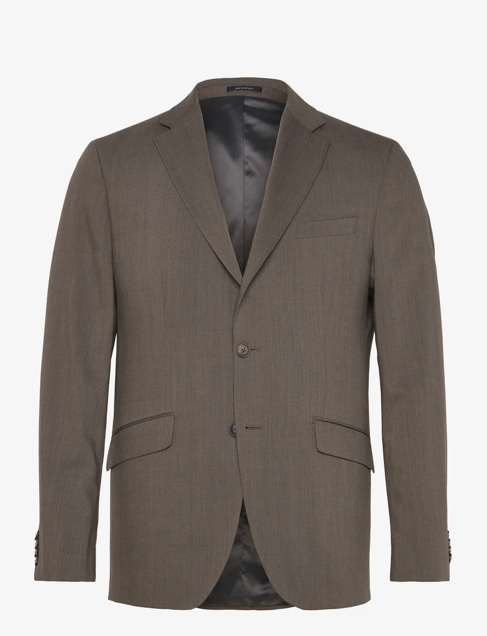 Lindbergh Black - Technical stretch blazer - combi su - einreiher - dk sand mel - 0