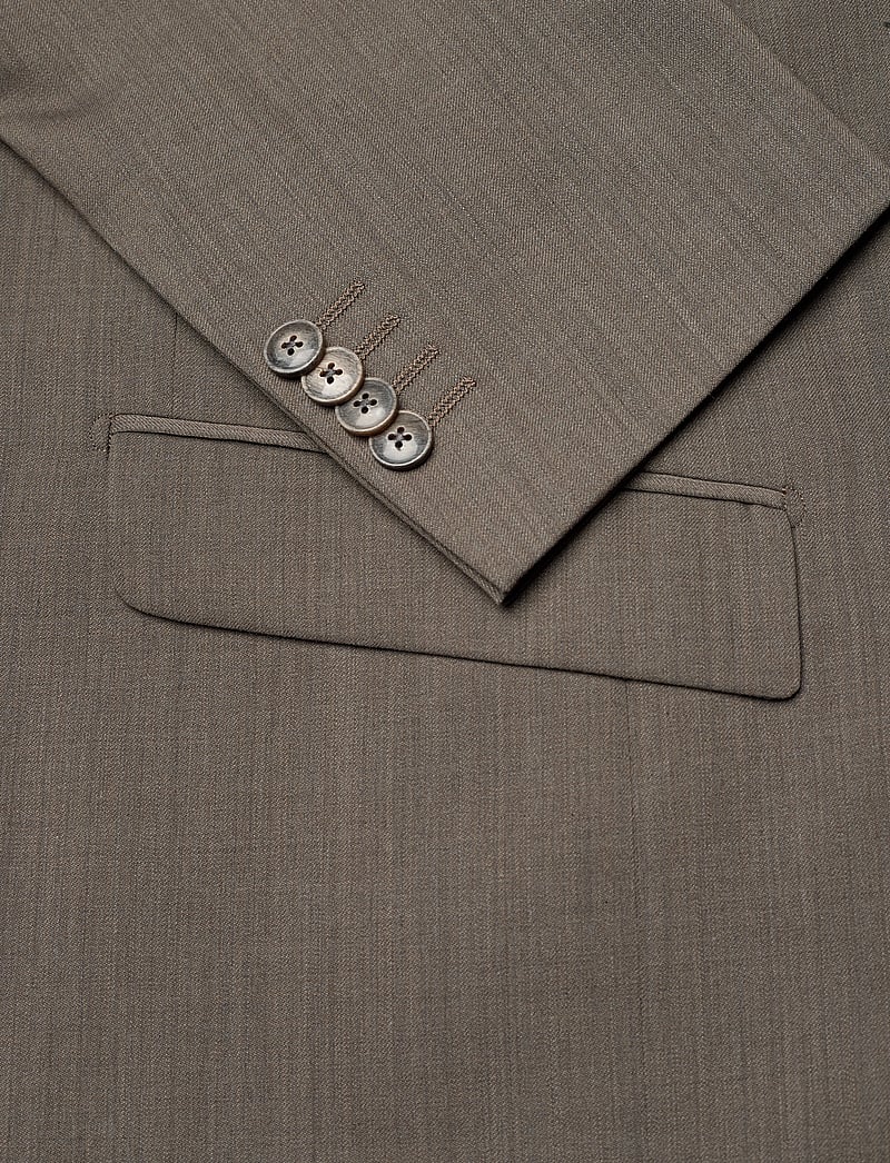 Lindbergh Black - Technical stretch blazer - combi suit - vienaeiliai švarkai - dk sand mel - 3