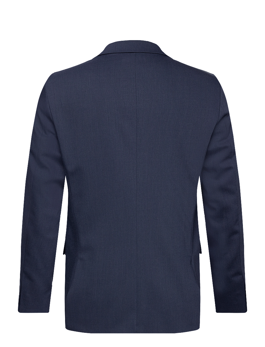 Lindbergh Black - Technical stretch blazer - combi suit - enkeltradede blazere - mid navy mel - 2