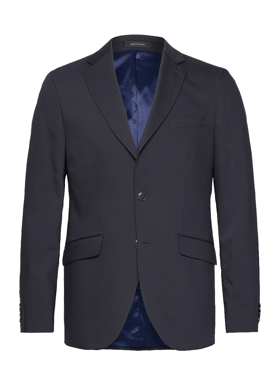 Lindbergh Black - Technical stretch blazer - combi suit - einreiher - navy - 1