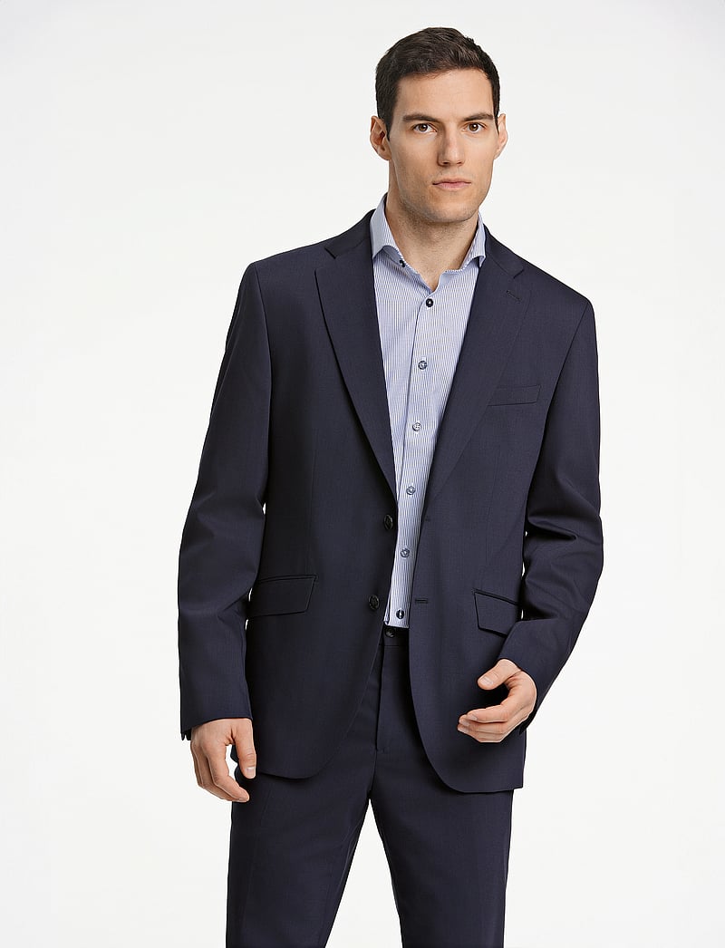 Lindbergh Black - Technical stretch blazer - combi suit - enkelknäppta kavajer - navy - 0