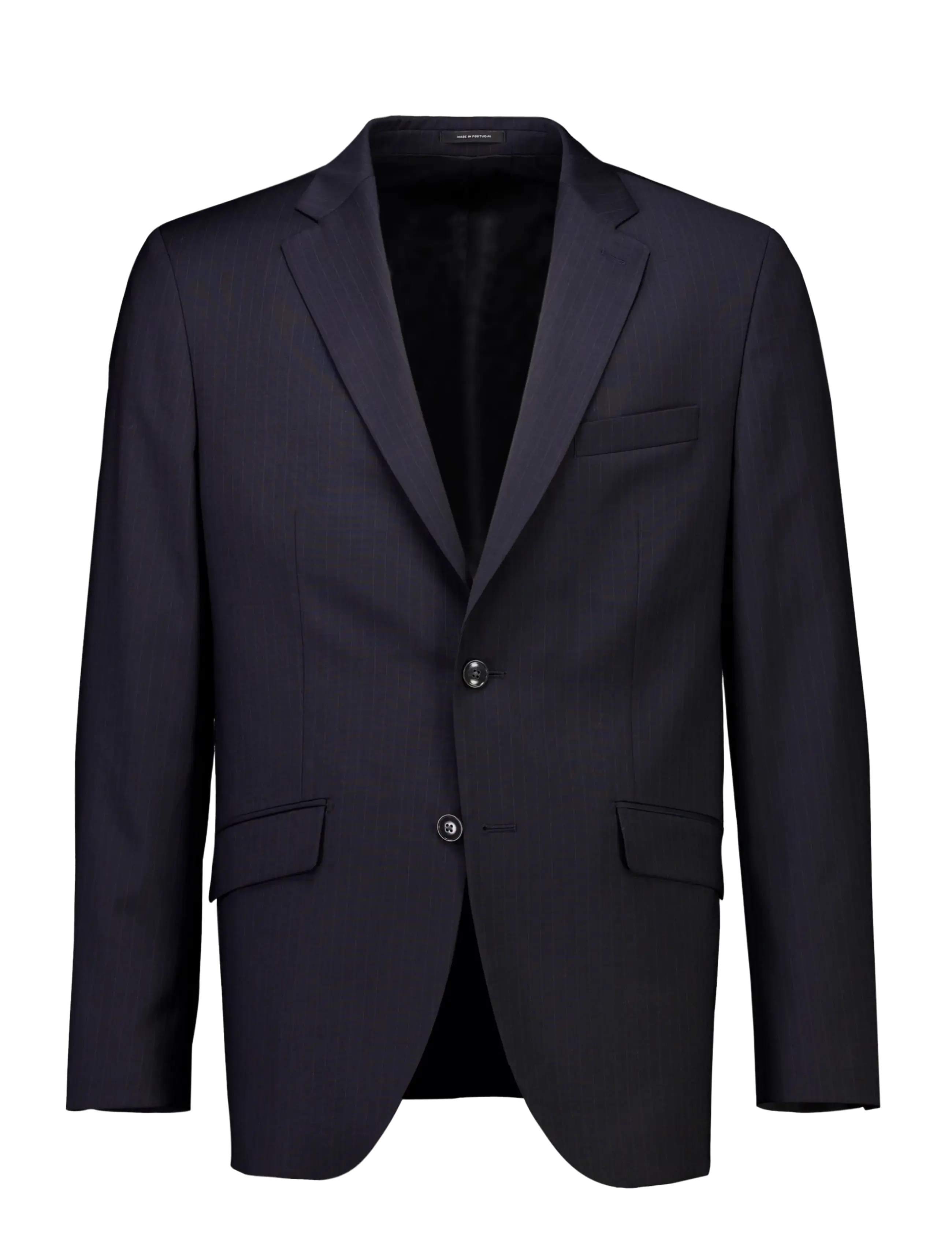 Lindbergh Black Technical striped blazer - combi su - Enkeltradede blazere - NAVY / navy