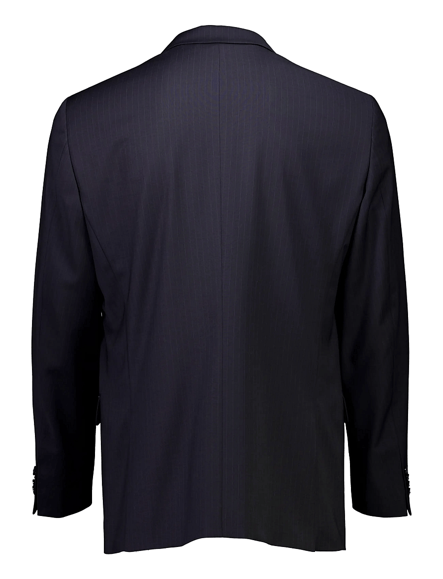 Lindbergh Black - Technical striped blazer - combi su - enkeltradede blazere - navy - 2