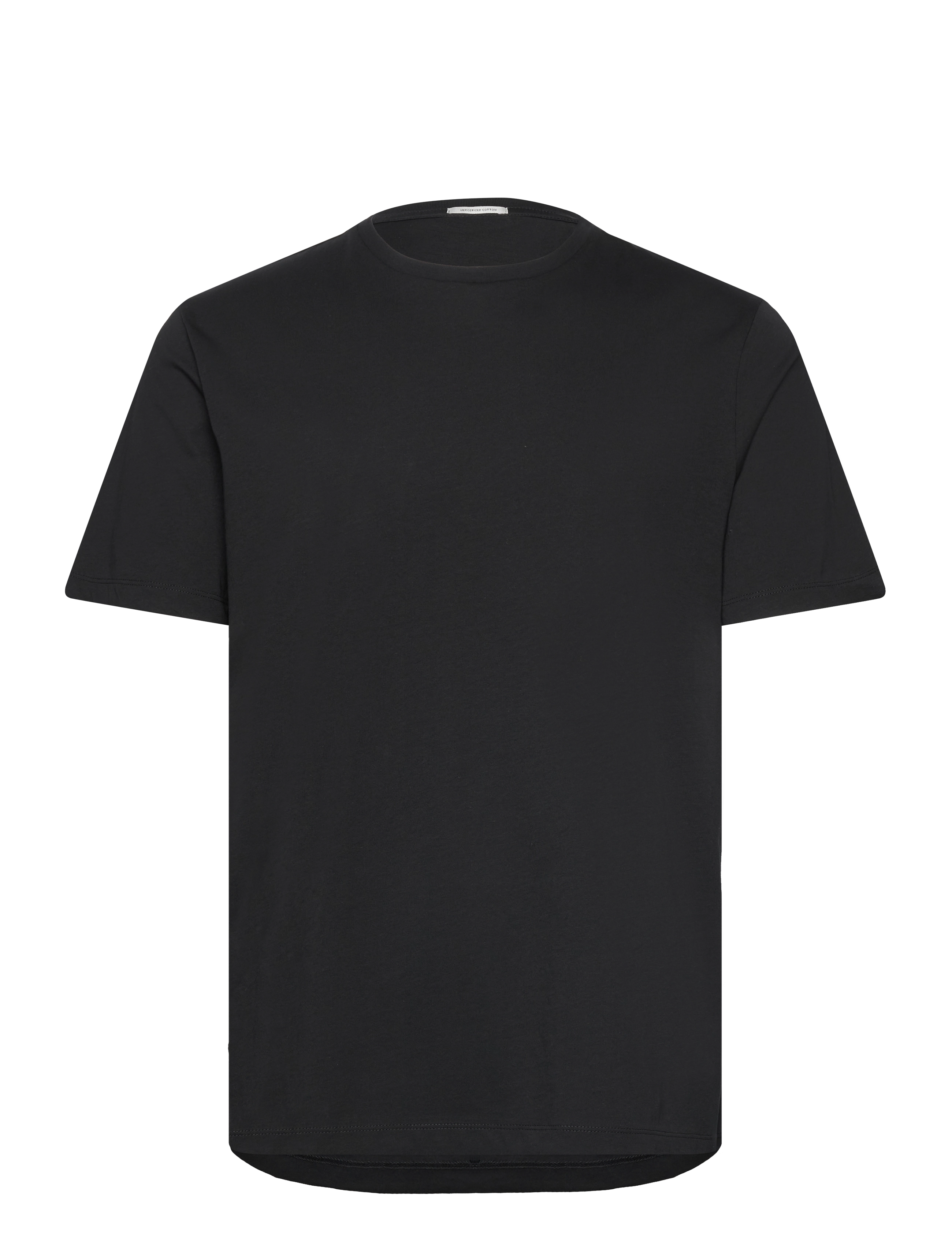 LINDBERGH Schwarz Mercerized Baumwolle Tee S/S Schwarz - XL - Herren