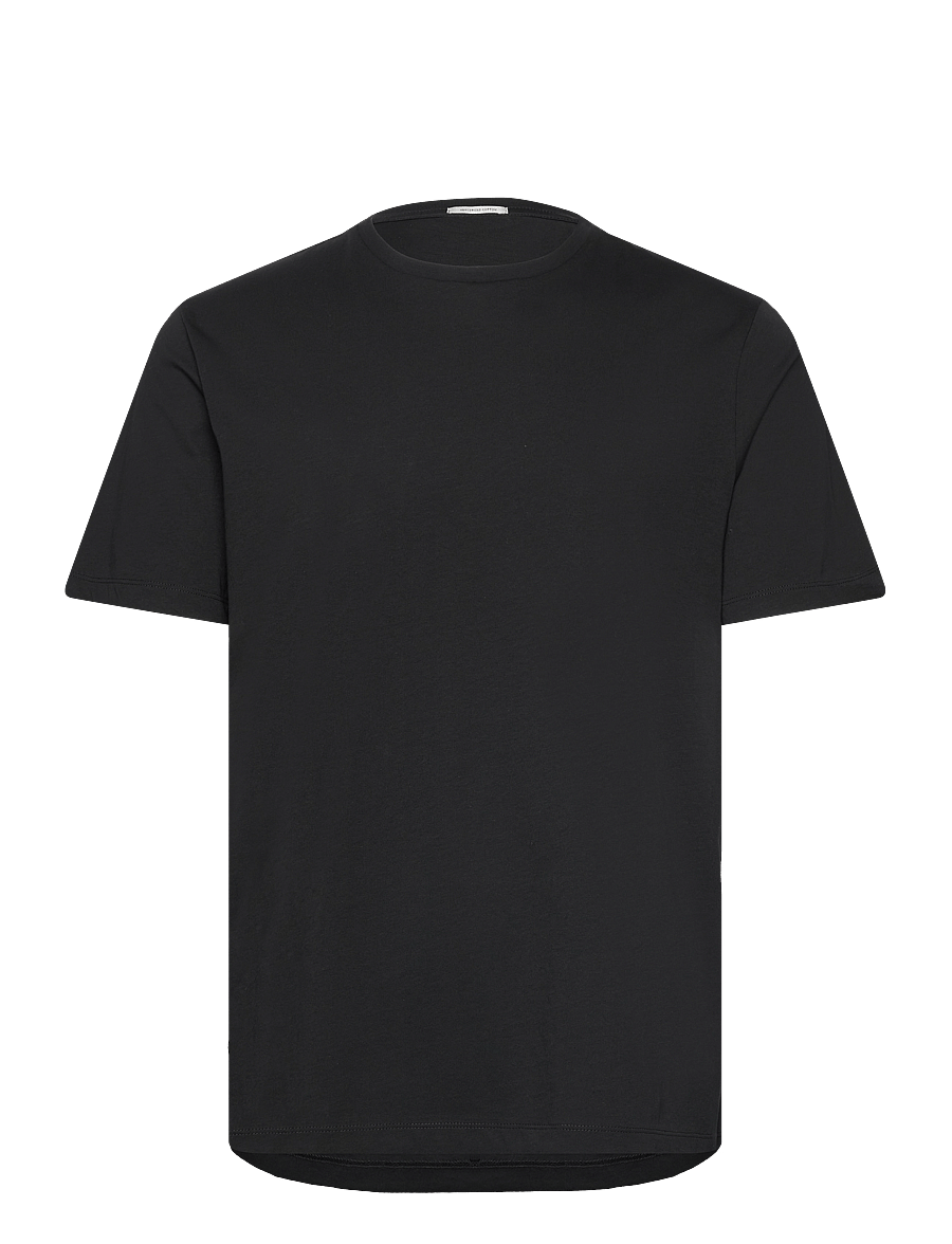 Lindbergh Black - Mercerized cotton tee S/S - lühikeste varrukatega t-särgid - black - 1
