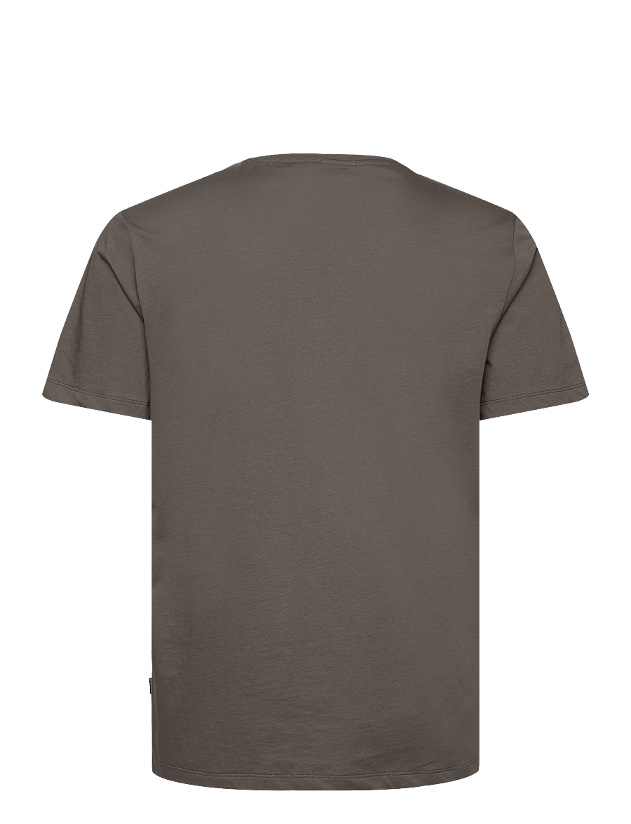 Lindbergh Black - Mercerized cotton tee S/S - kortærmede t-shirts - dk army - 2