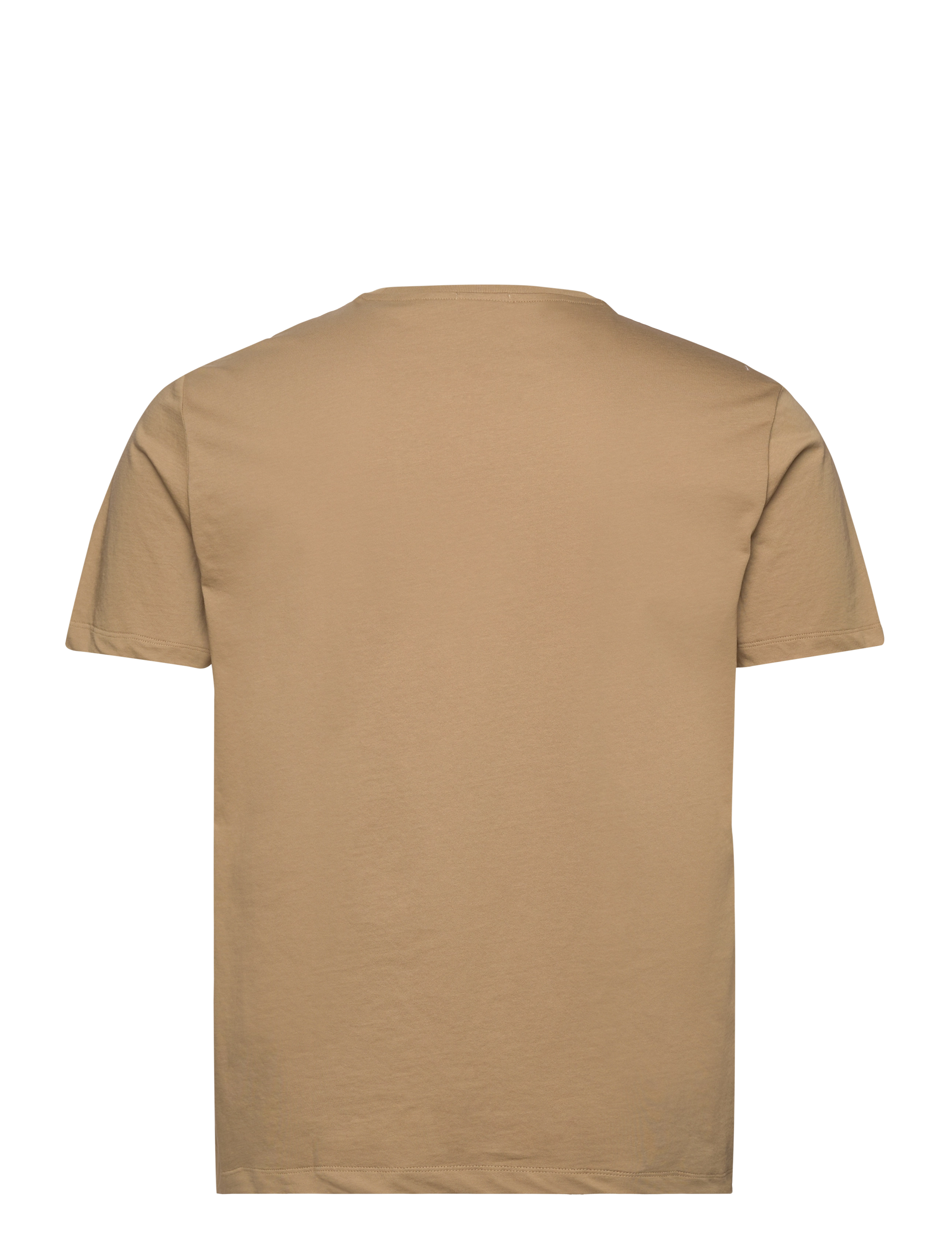 Lindbergh Black - Mercerized cotton tee S/S - stutterma bolir - dk sand - 2