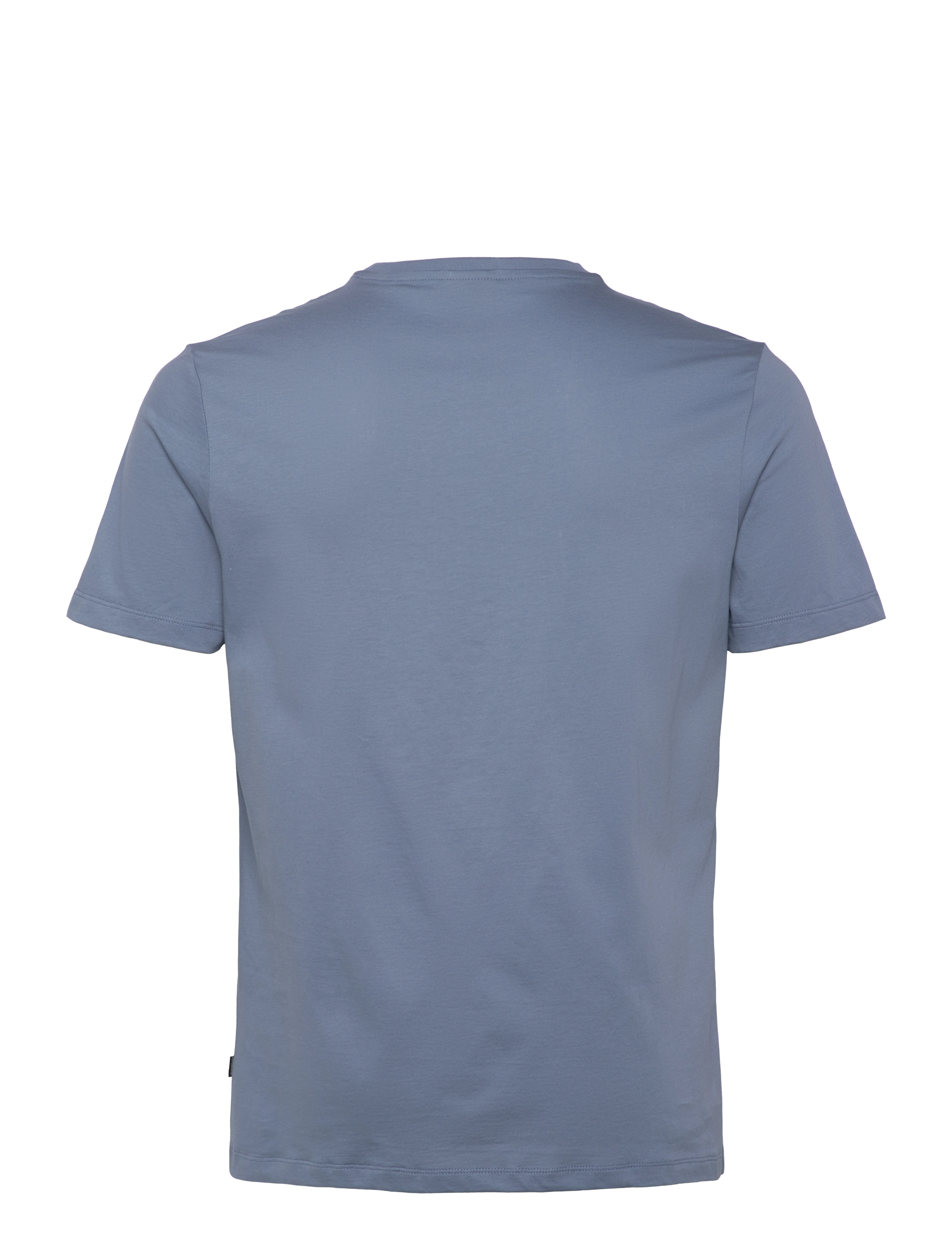 Lindbergh Black - Mercerized cotton tee S/S - kurzärmelig - dusty blue - 2