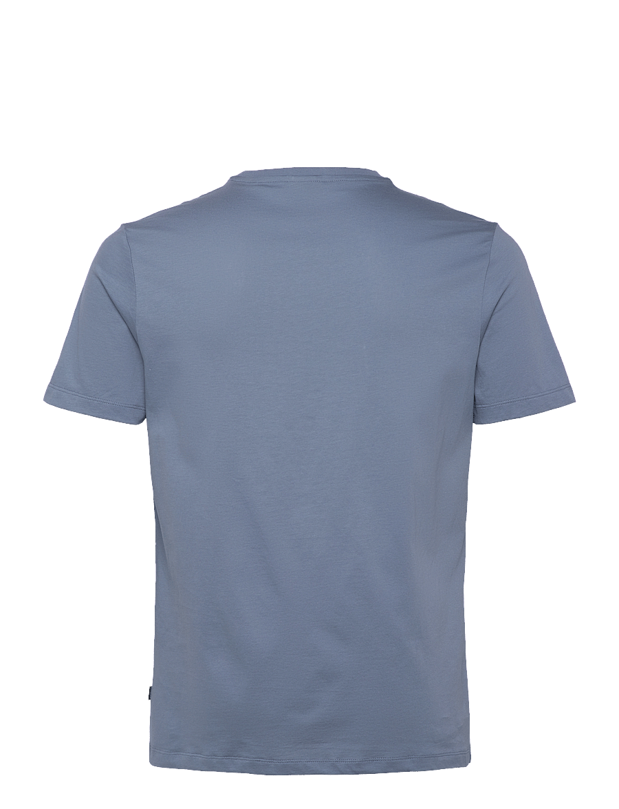 Lindbergh Black - Mercerized cotton tee S/S - kurzärmelige t-shirts - dusty blue - 2