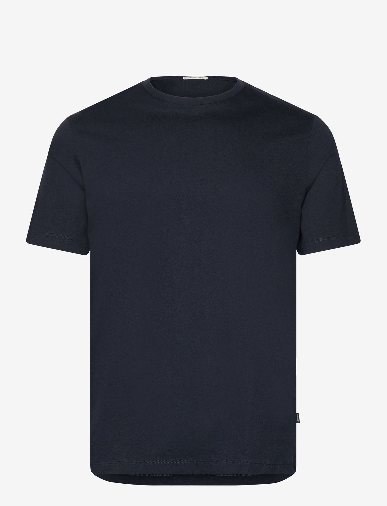Lindbergh Black - Mercerized cotton tee S/S - kortærmede t-shirts - navy - 1