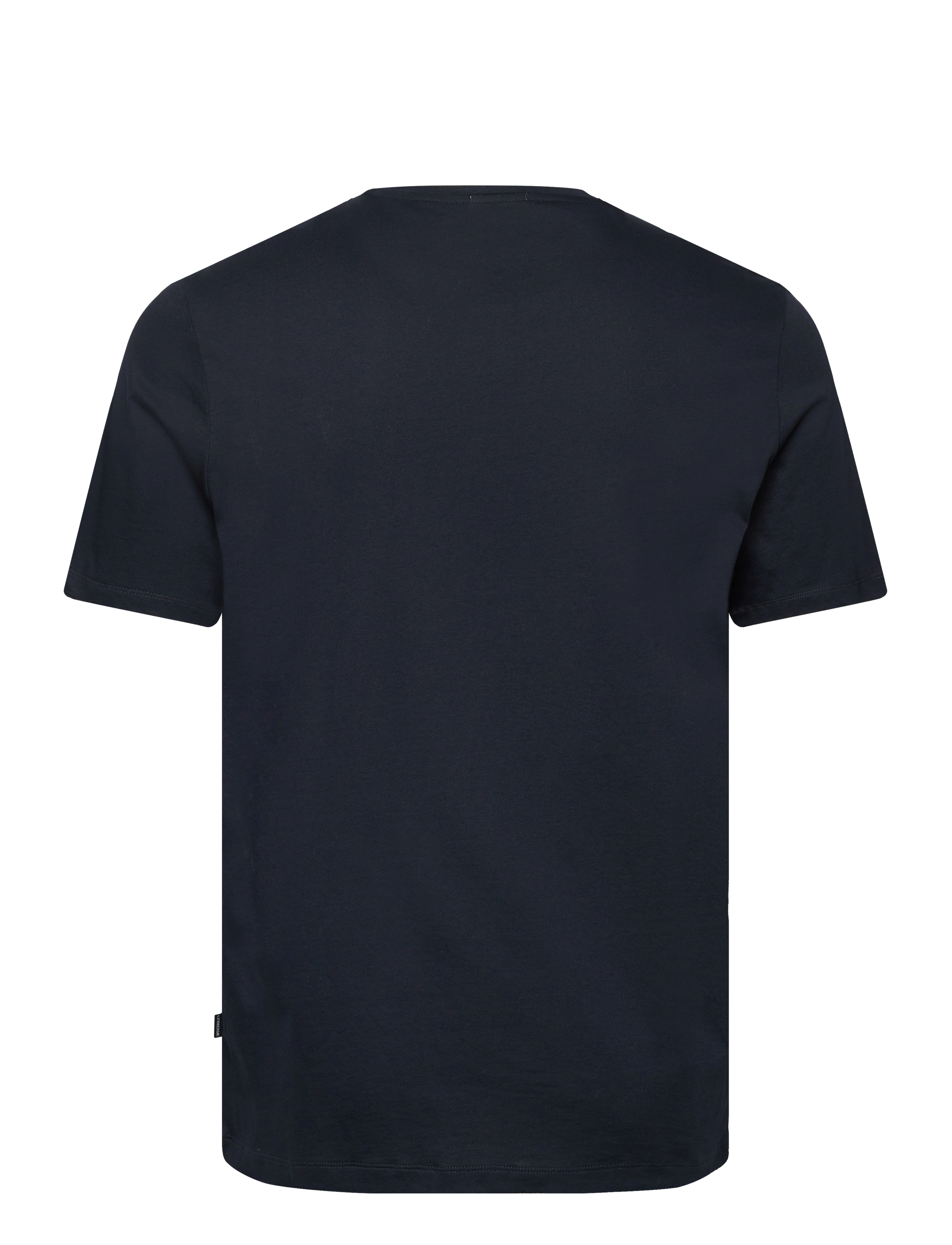 Lindbergh Black - Mercerized cotton tee S/S - kurzärmelig - navy - 2