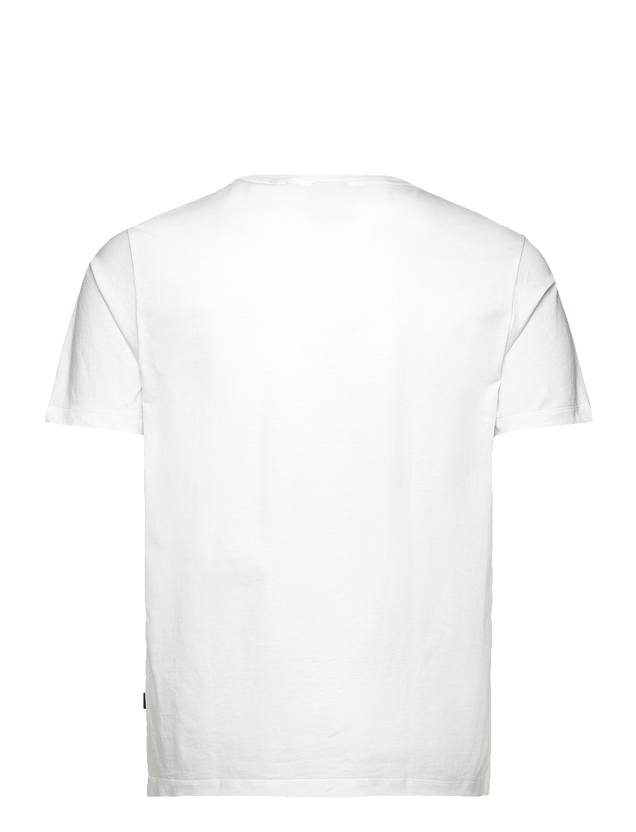Lindbergh Black - Mercerized cotton tee S/S - kurzärmelige t-shirts - white - 2