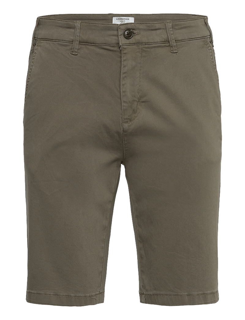 Lindbergh Black - 1927:Cashmere touch chino shorts - dusty olive - 0