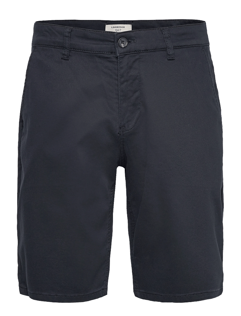 Lindbergh Black - 1927: Cashmere touch superflex chi - chinos shorts - navy - 0