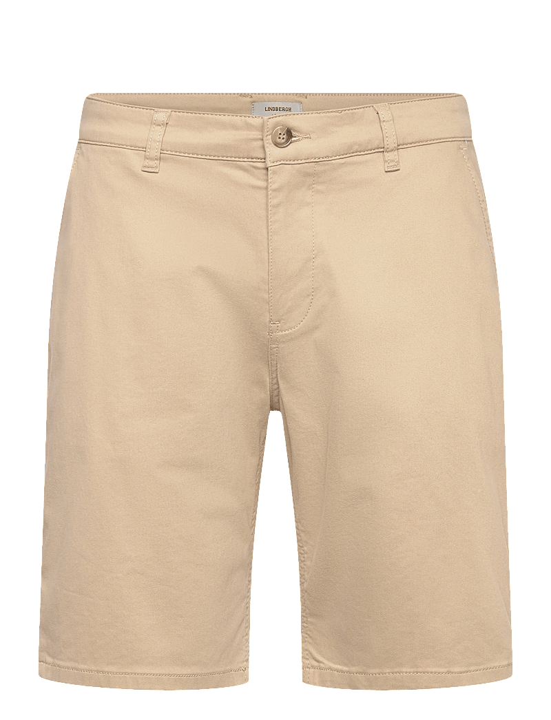 Lindbergh Black - 1927: Cashmere touch superflex chi - chinos shorts - sand - 0