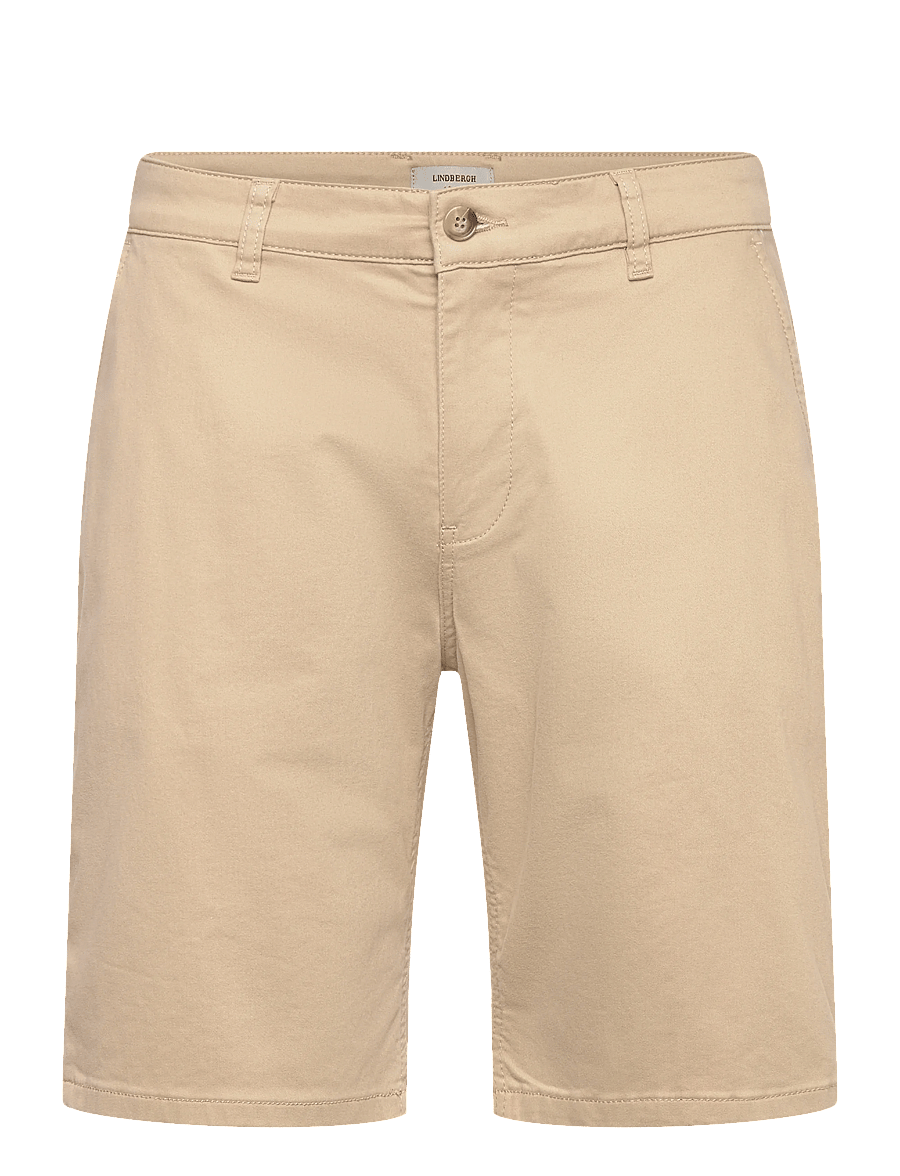 Lindbergh Black - 1927: Cashmere touch superflex chi - chinos shorts - sand - 0