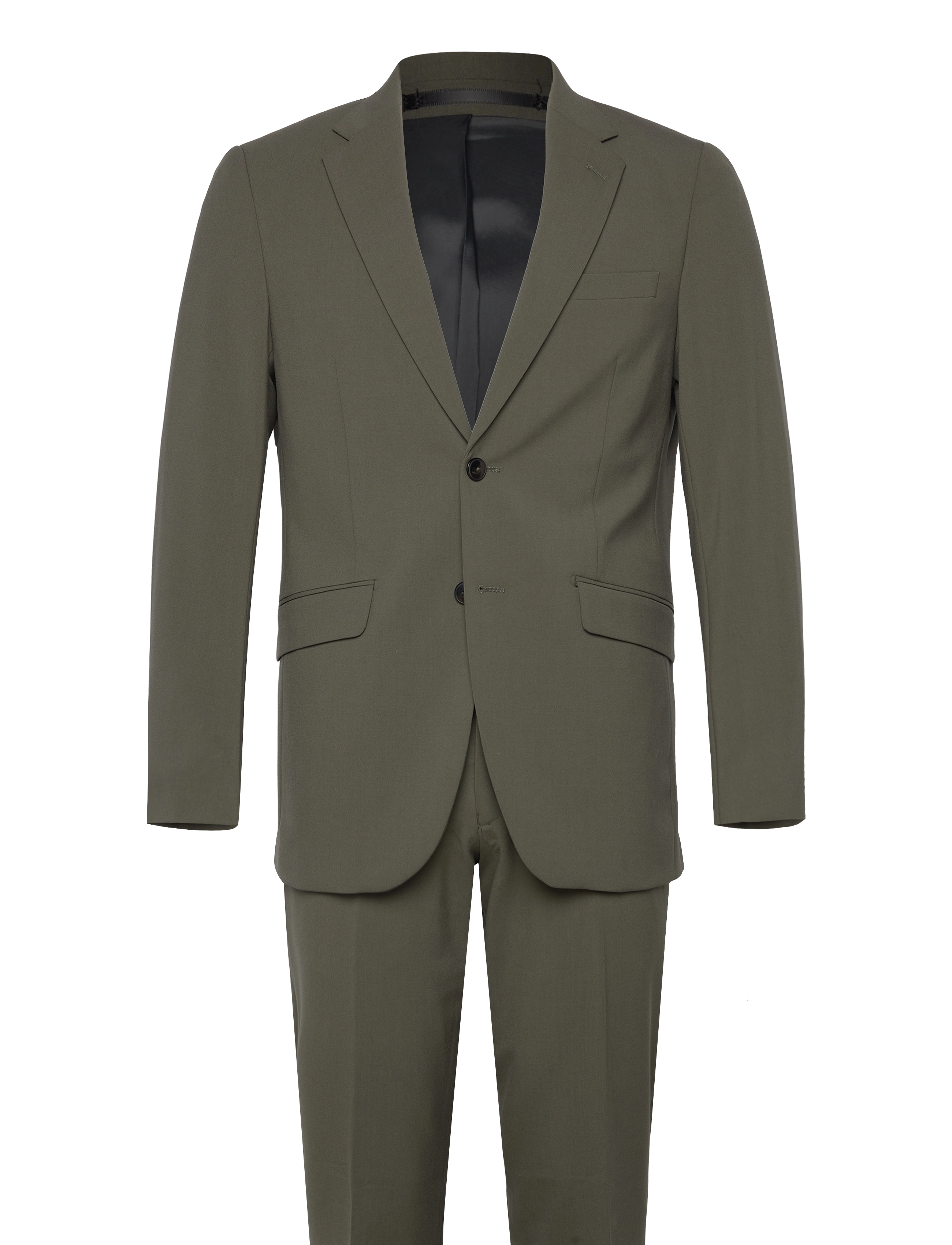 Lindbergh Black Superflex suit - Kostymer - ARMY / green