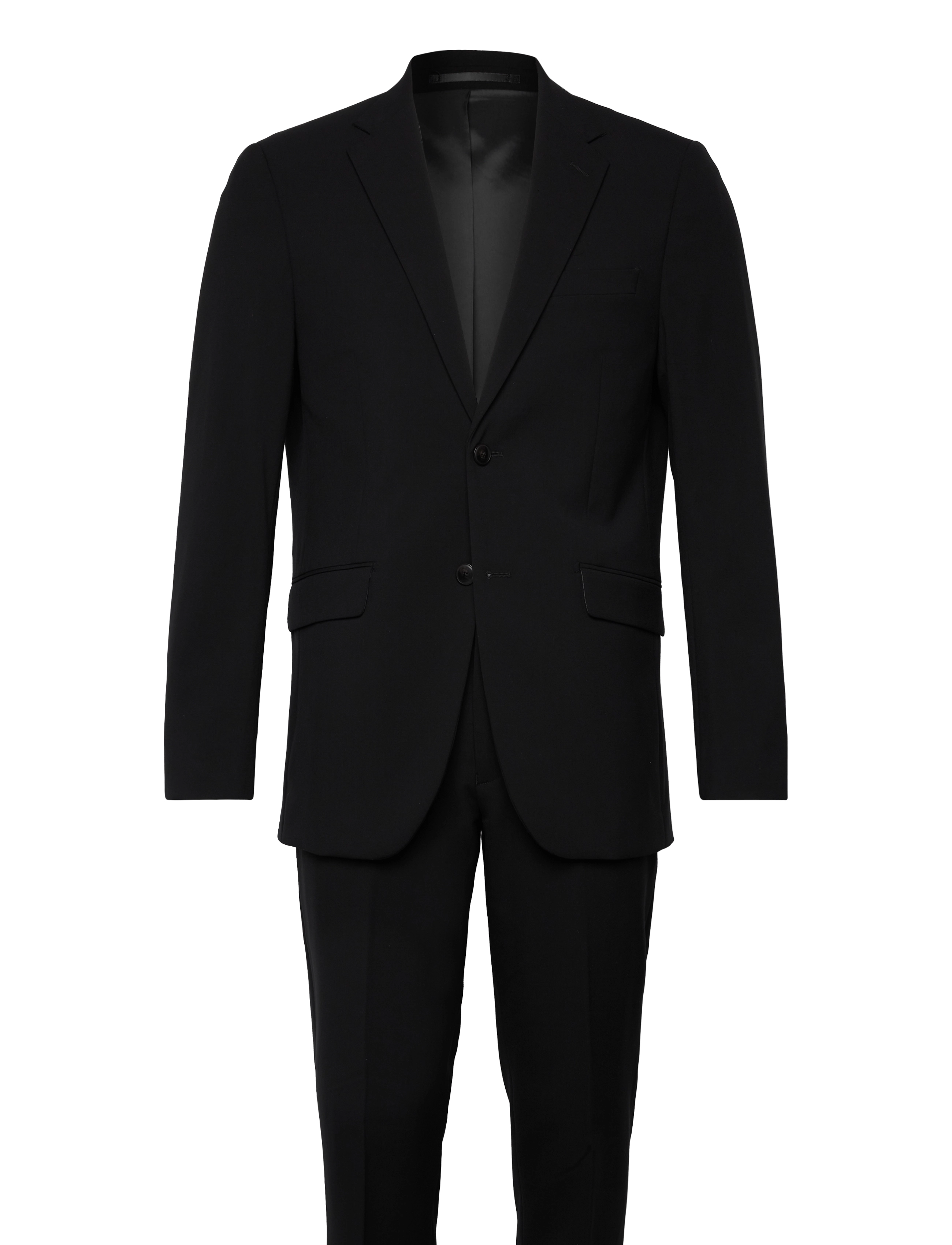 Lindbergh Black Superflex Suit, 50, Suits & Blazer, Schwarz - Suits, Männerswear